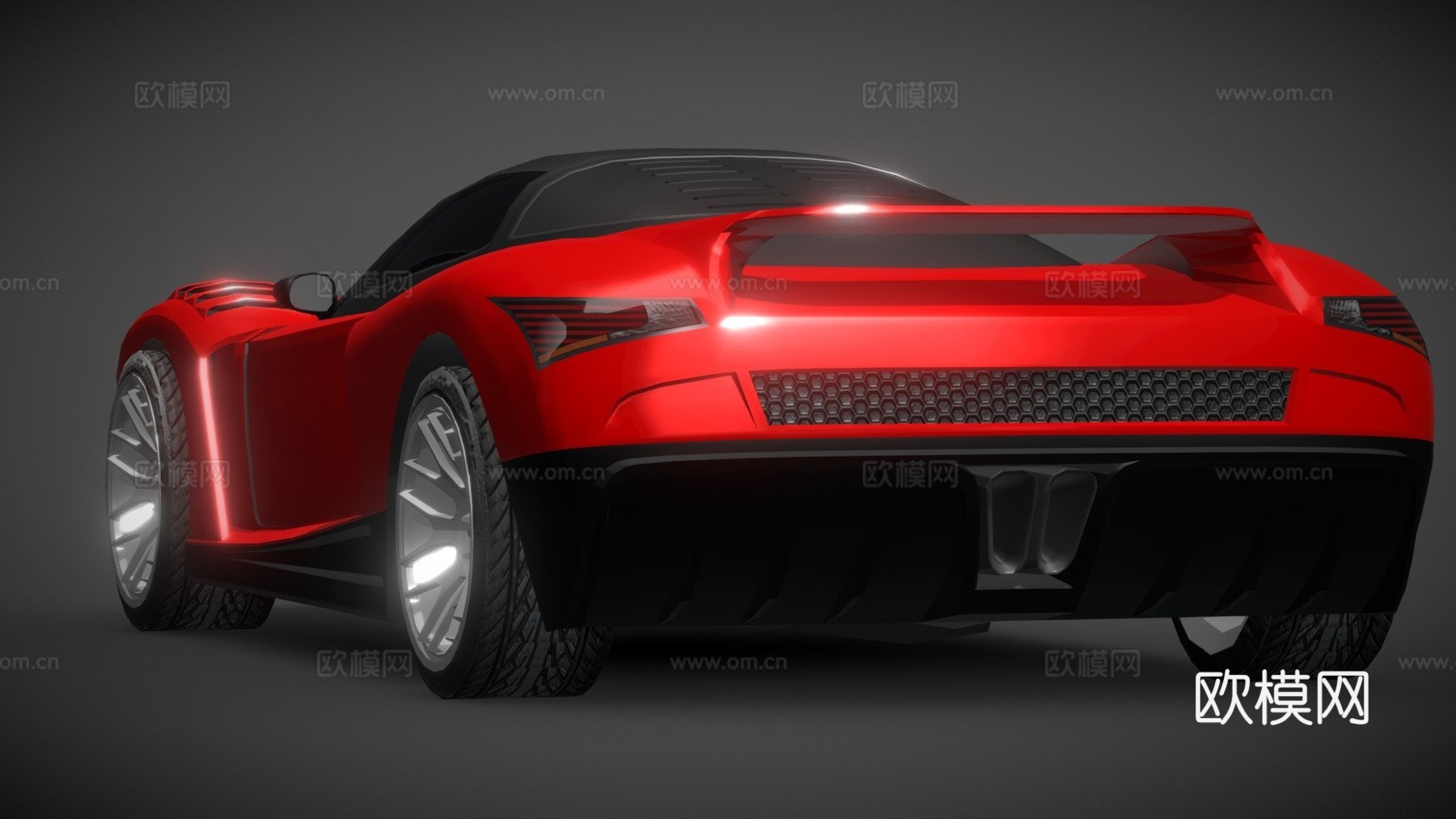 运动轻量版3d模型下载（渲染图1）