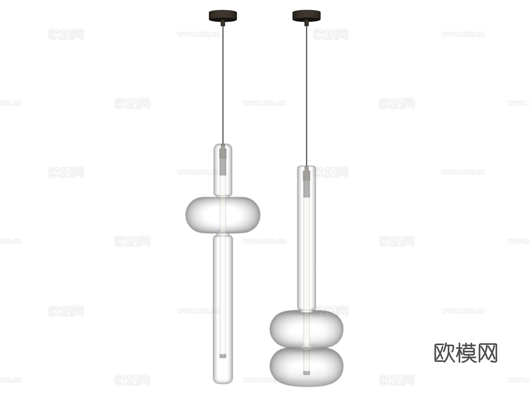 吊灯 床头吊灯 装饰吊灯 玻璃吊灯su模型