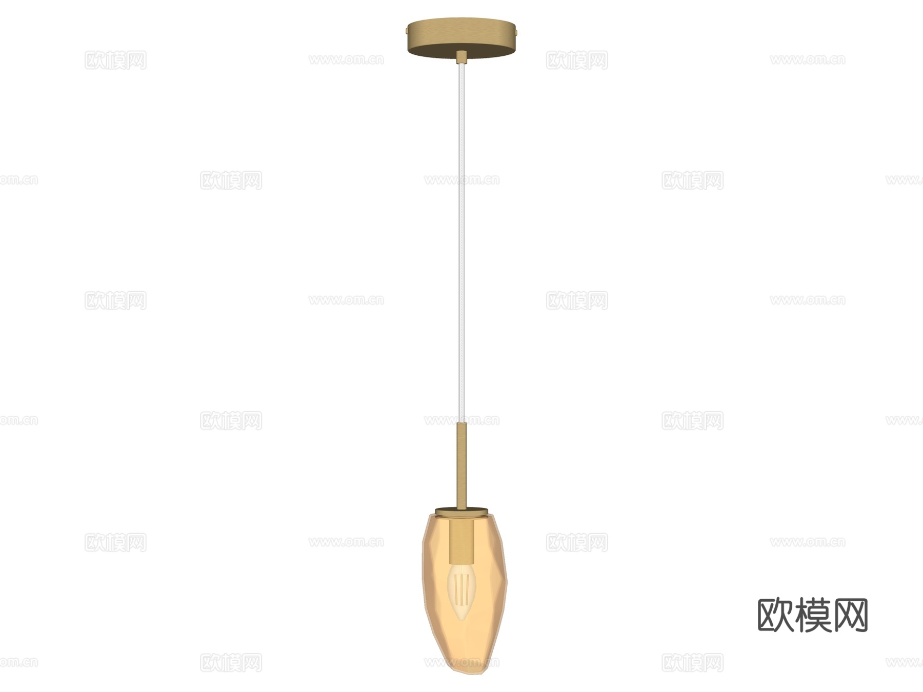 吊灯 床头吊灯 装饰吊灯 玻璃吊灯su模型