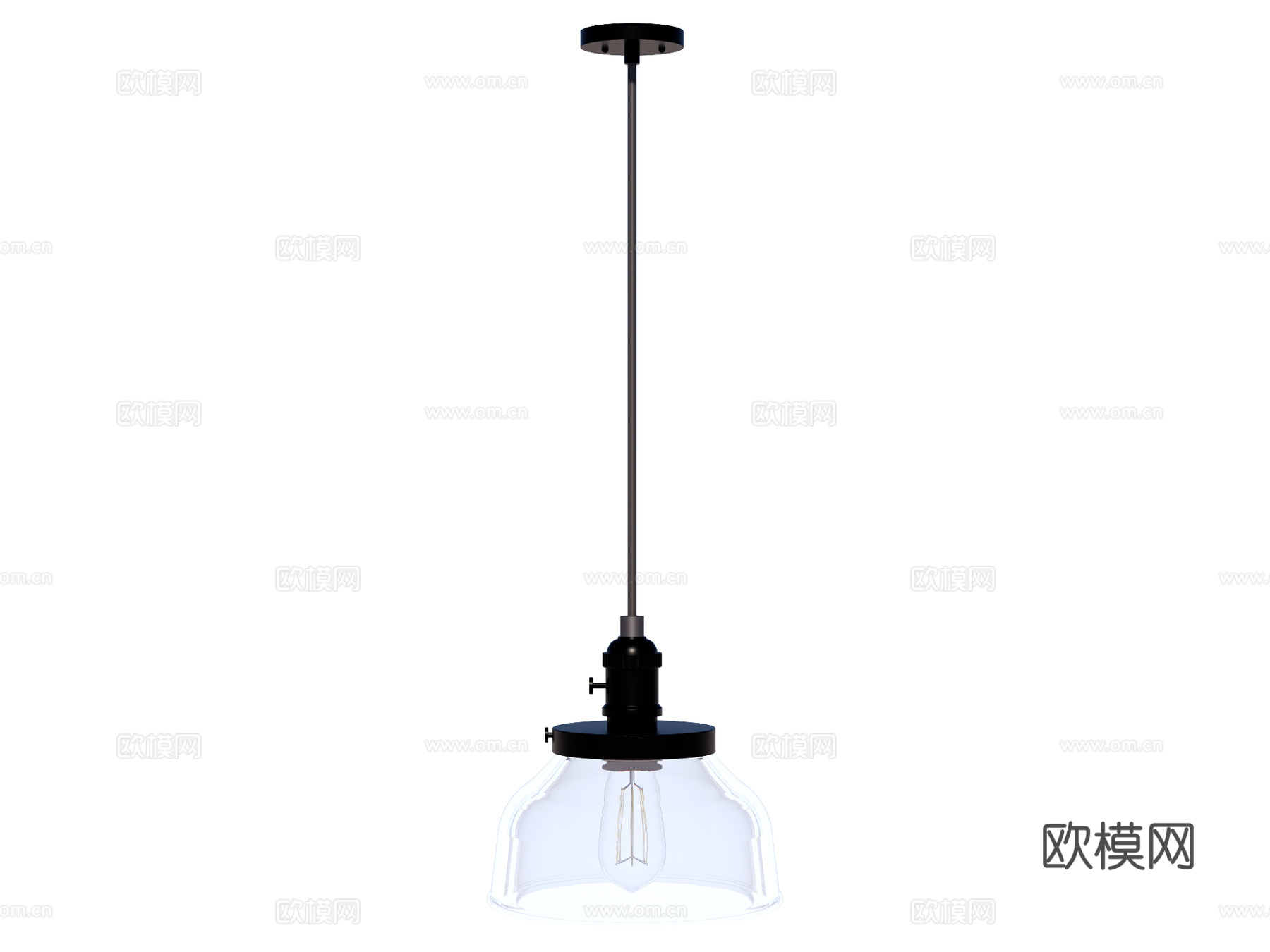 吊灯 床头吊灯 装饰吊灯 玻璃吊灯su模型