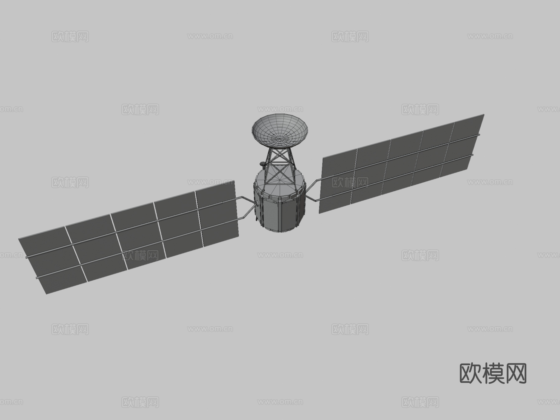 卫星3d模型下载（渲染图3）
