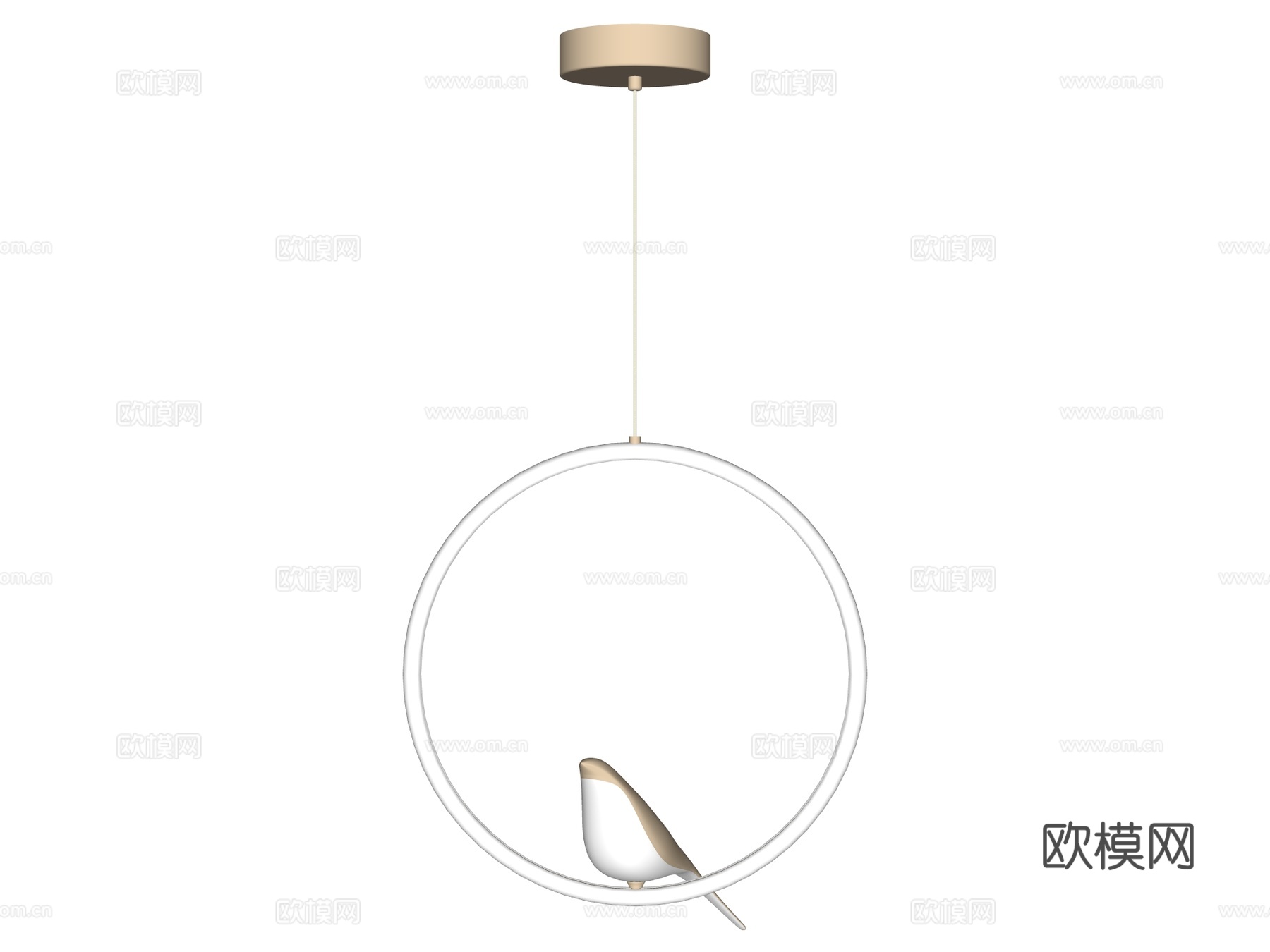 吊灯 床头吊灯 装饰吊灯su模型