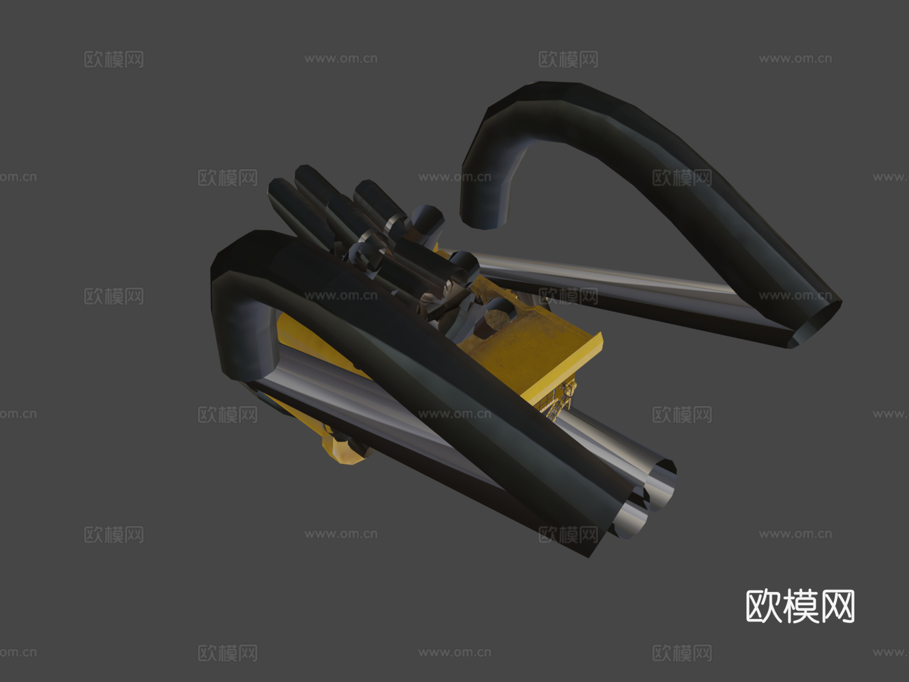 矿用自卸卡车3d模型下载（渲染图8）