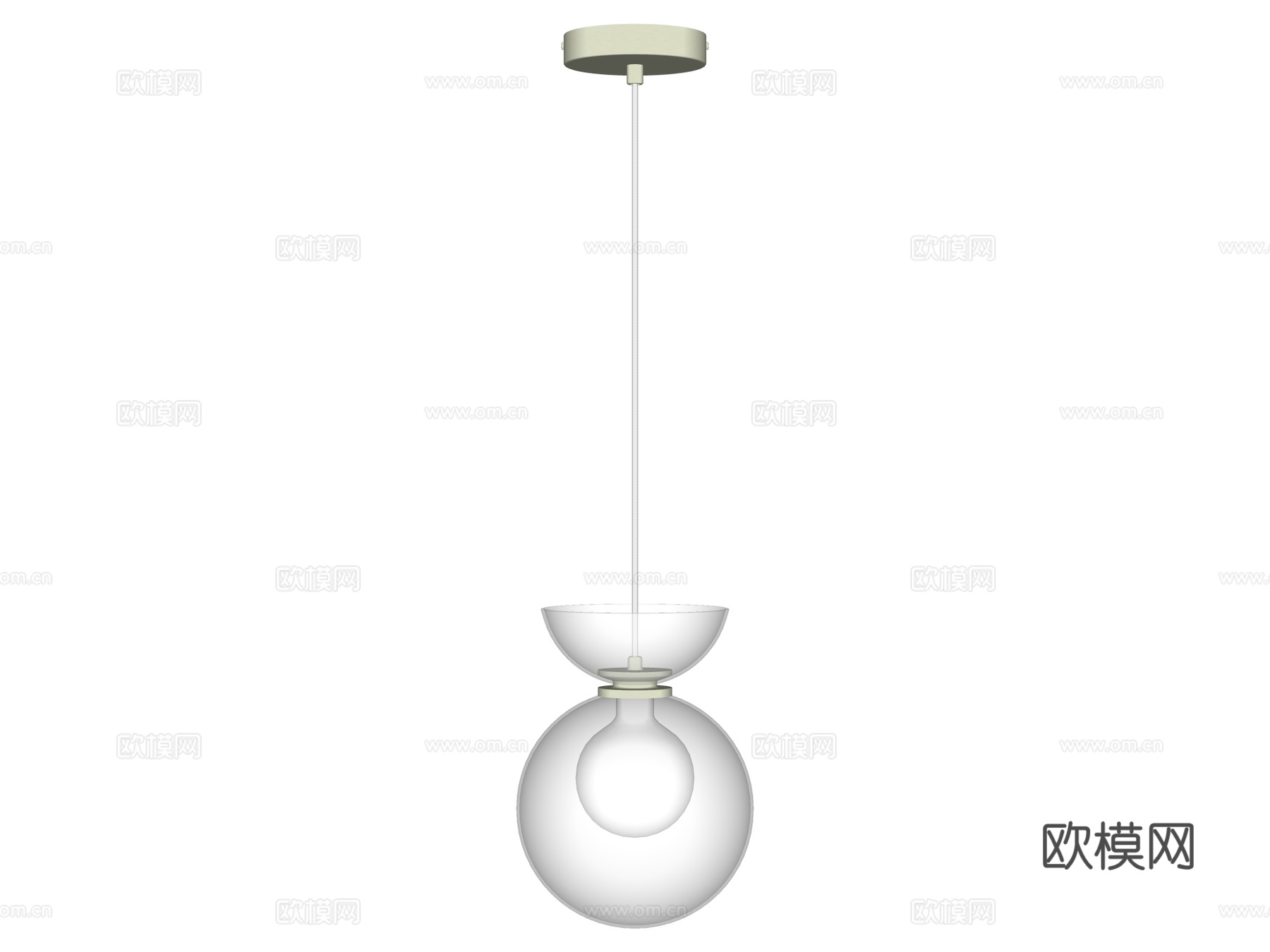 吊灯 床头吊灯 装饰吊灯 玻璃吊灯su模型