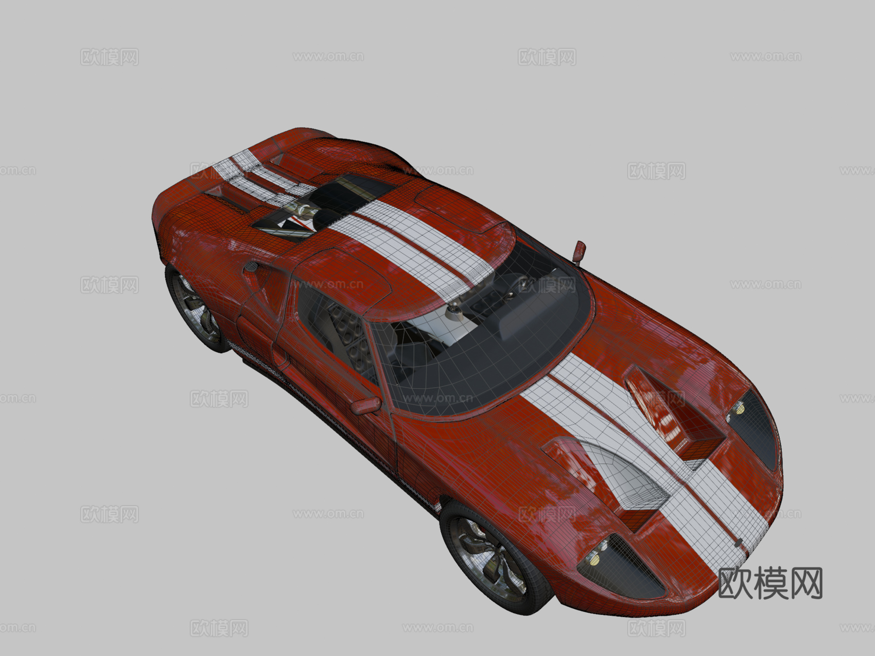 福特 GT 20063d模型下载（渲染图2）