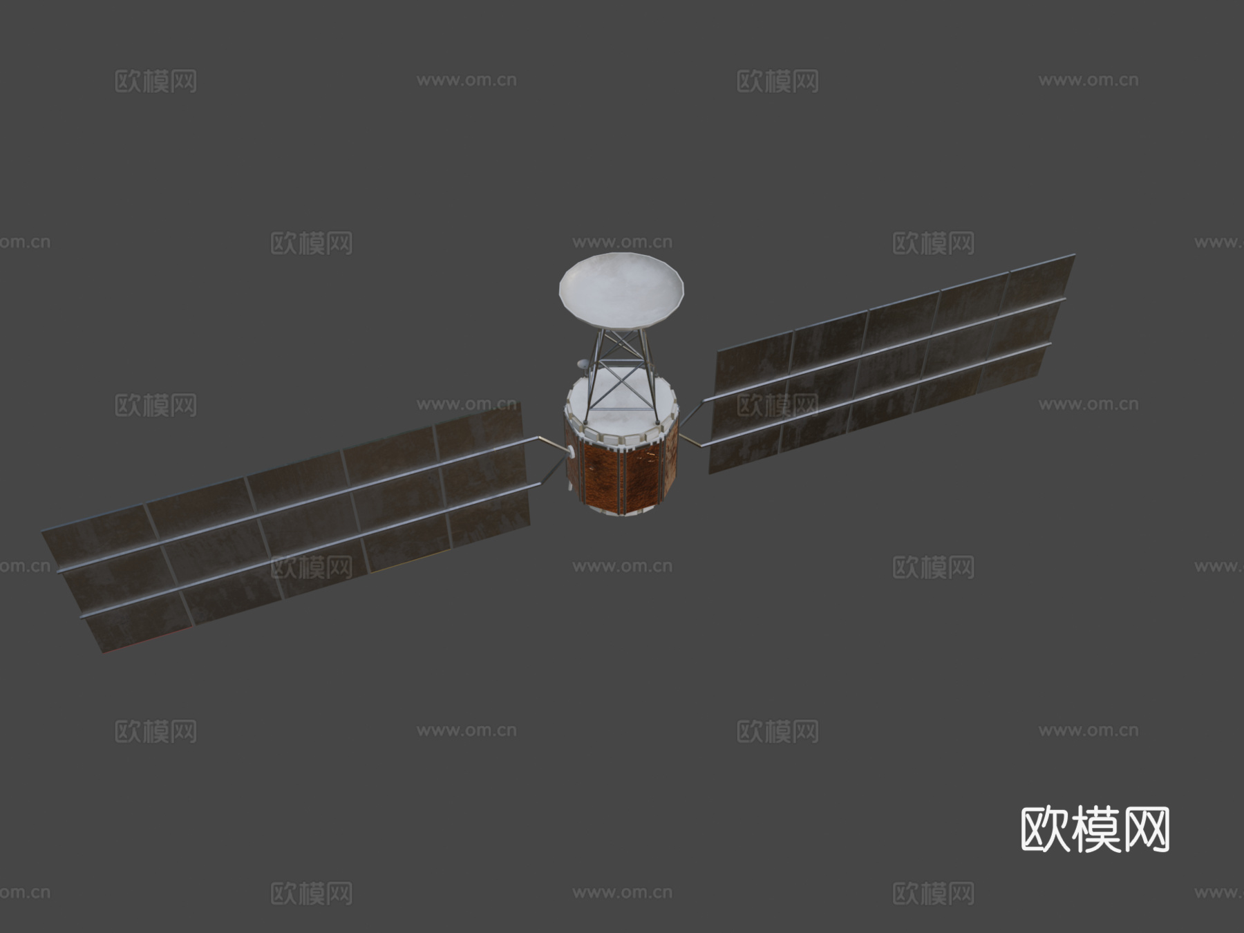 卫星3d模型下载（渲染图8）