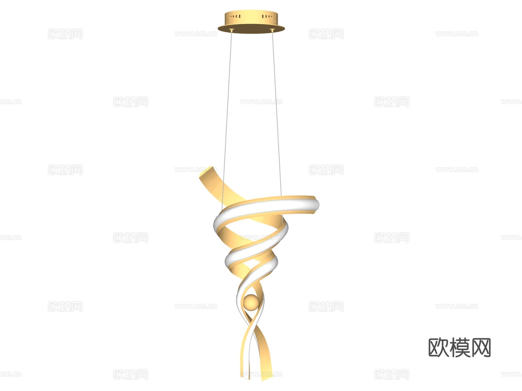 吊灯 床头吊灯 装饰吊灯 金属吊灯su模型