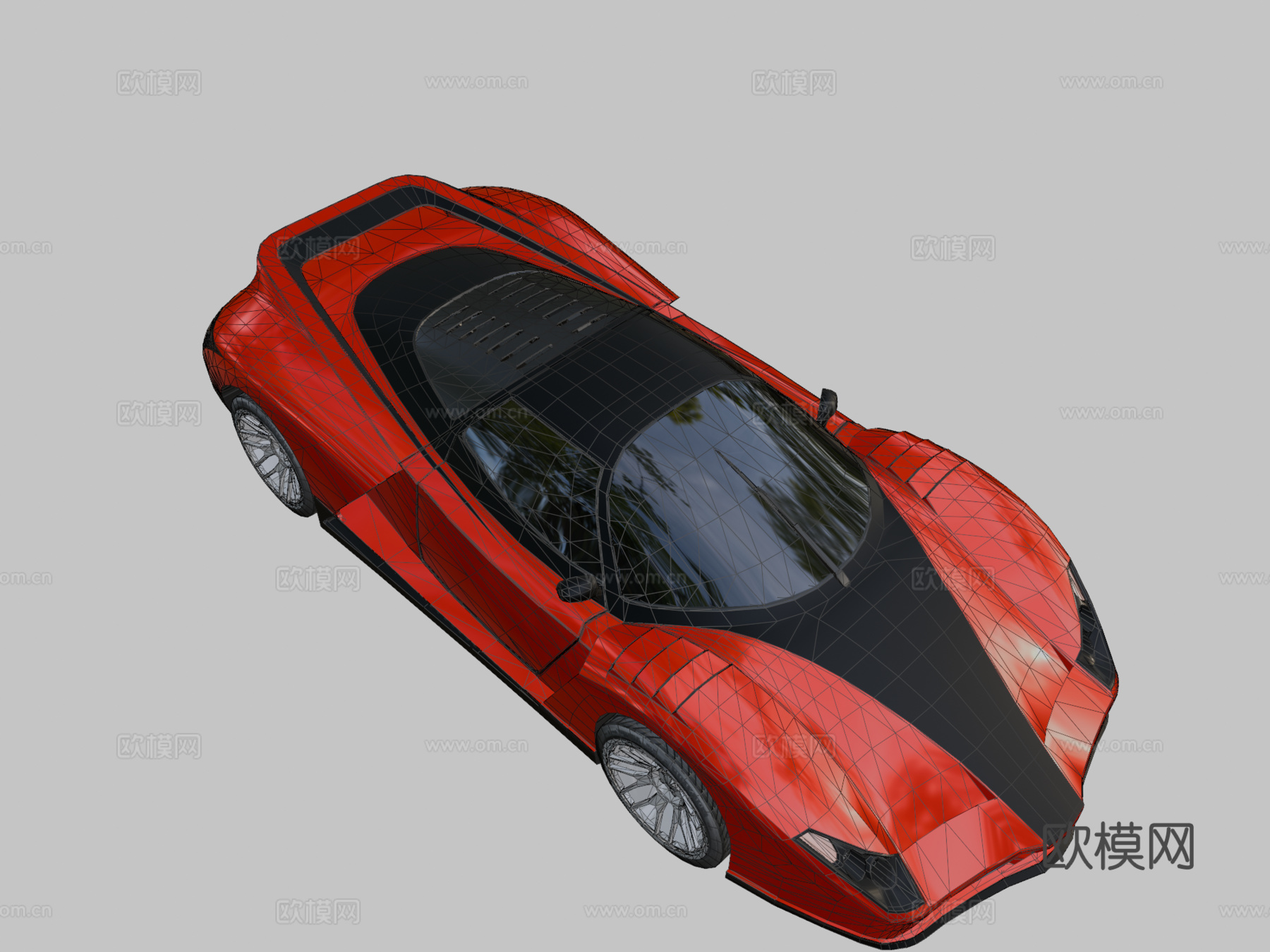 运动轻量版3d模型下载（渲染图2）