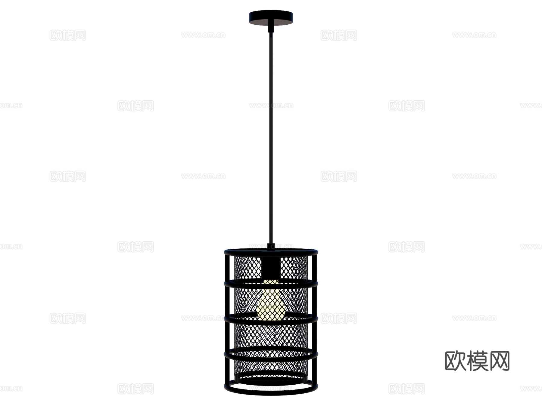 吊灯 床头吊灯 装饰吊灯 金属吊灯su模型