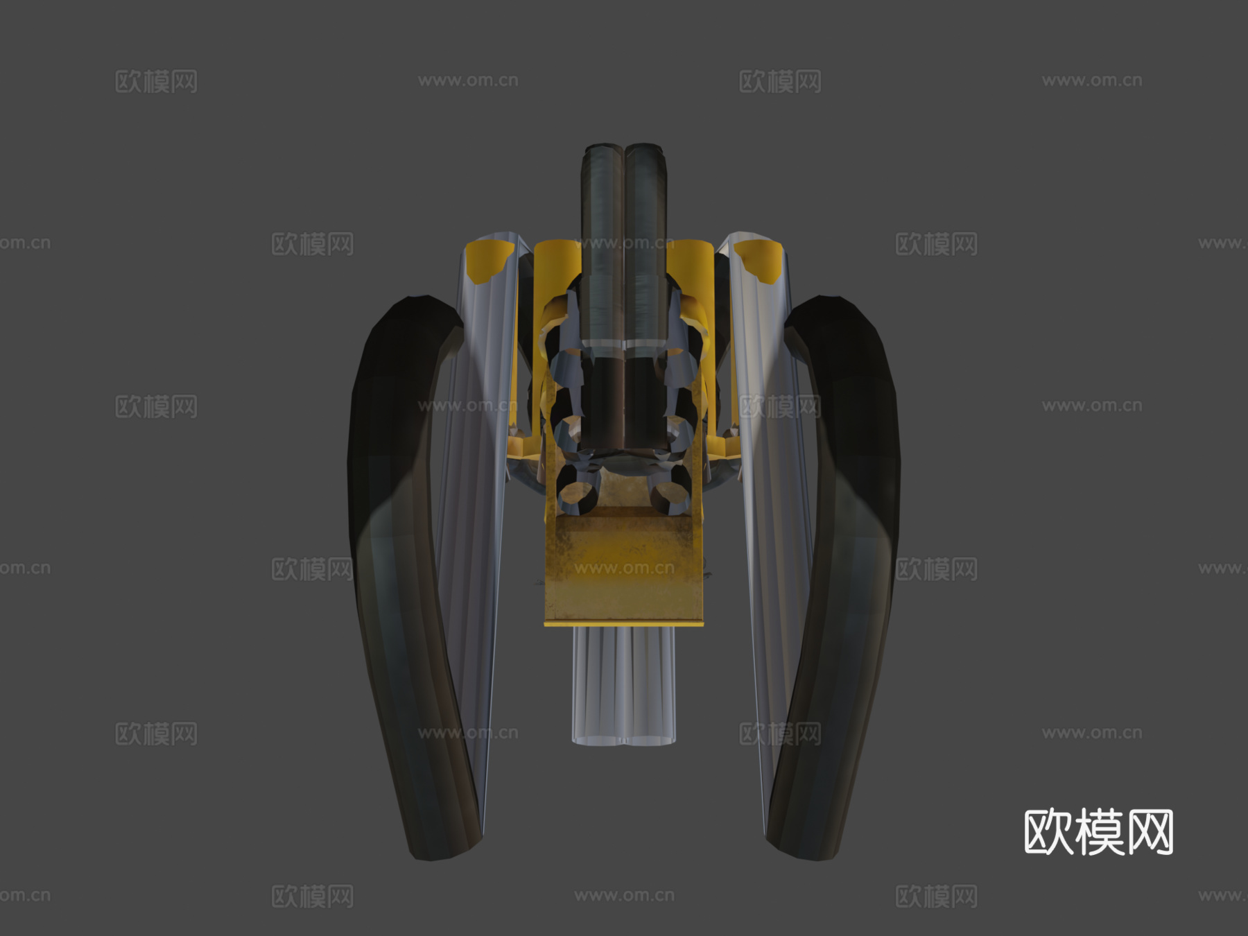 矿用自卸卡车3d模型下载（渲染图6）
