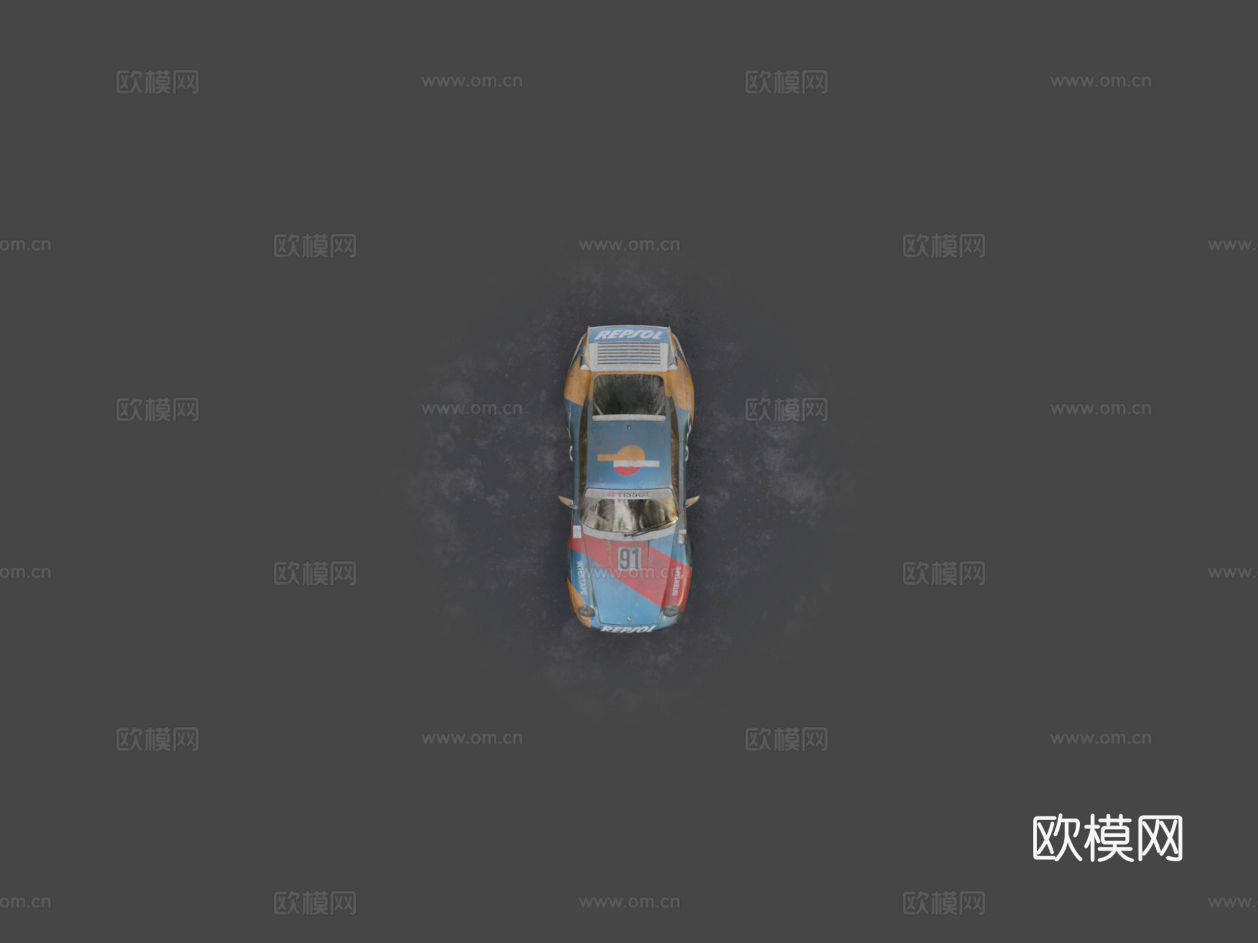 物理渲染 - 保时捷9933d模型下载（渲染图8）