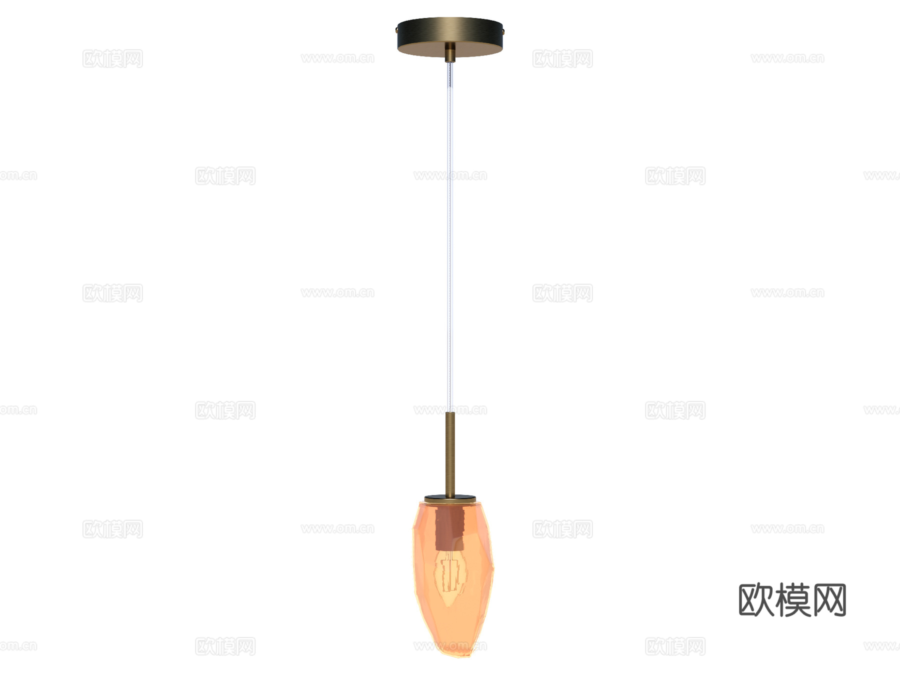 吊灯 床头吊灯 装饰吊灯 玻璃吊灯su模型