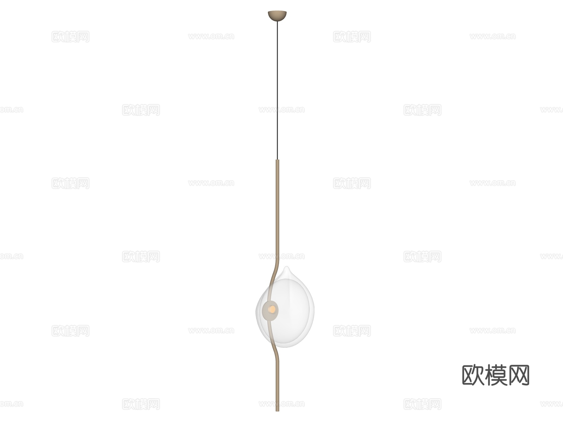 吊灯 床头吊灯 装饰吊灯 玻璃吊灯su模型