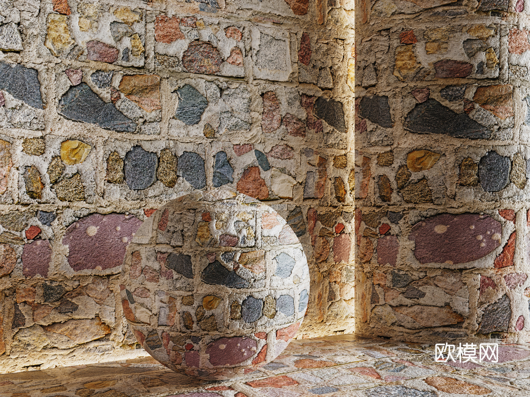 现代砖墙 红砖墙 仿古砖墙 文化砖墙 工业砖墙su模型