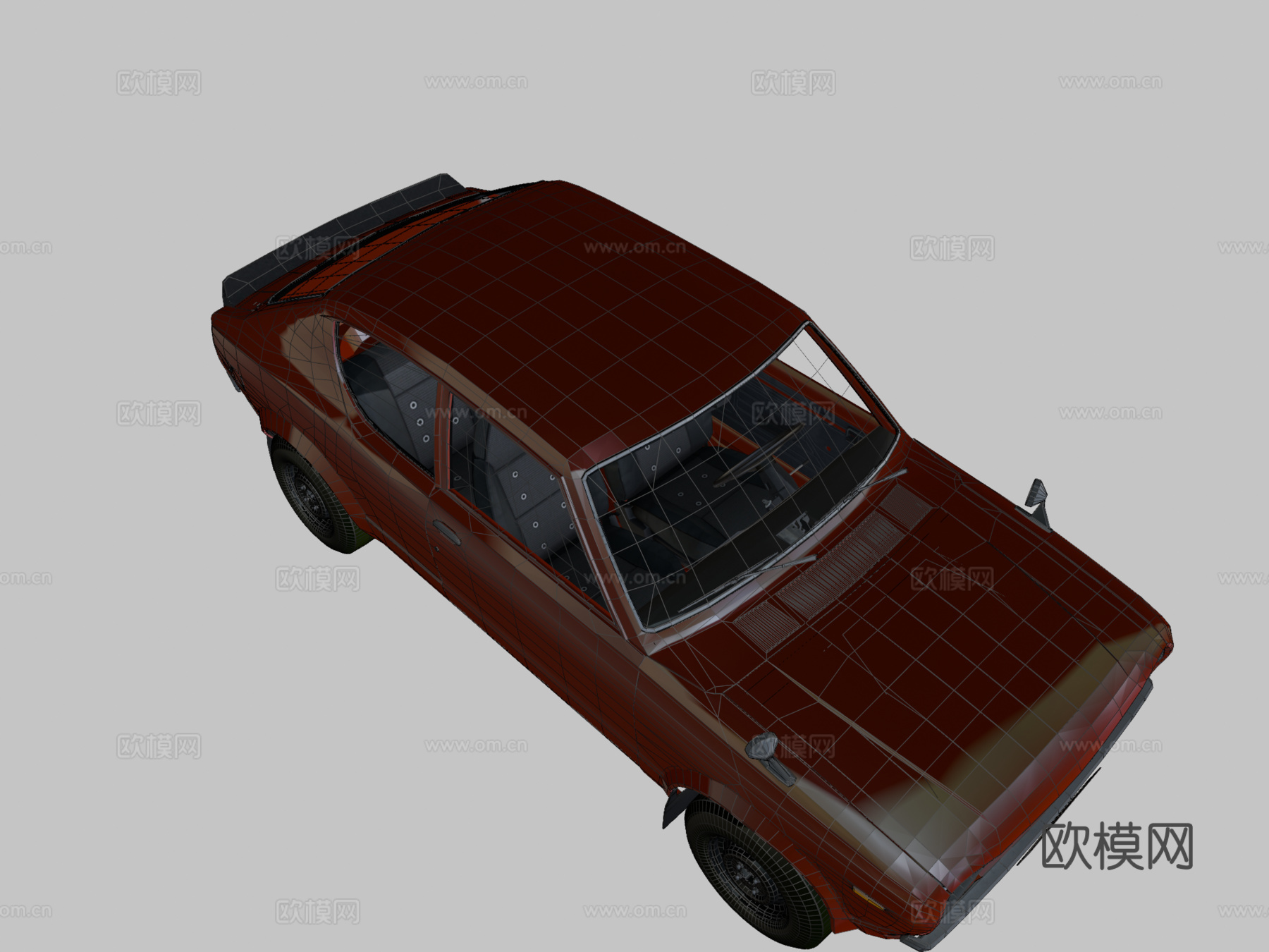 萨楚马·斯托克，达特桑100A3d模型下载（渲染图2）