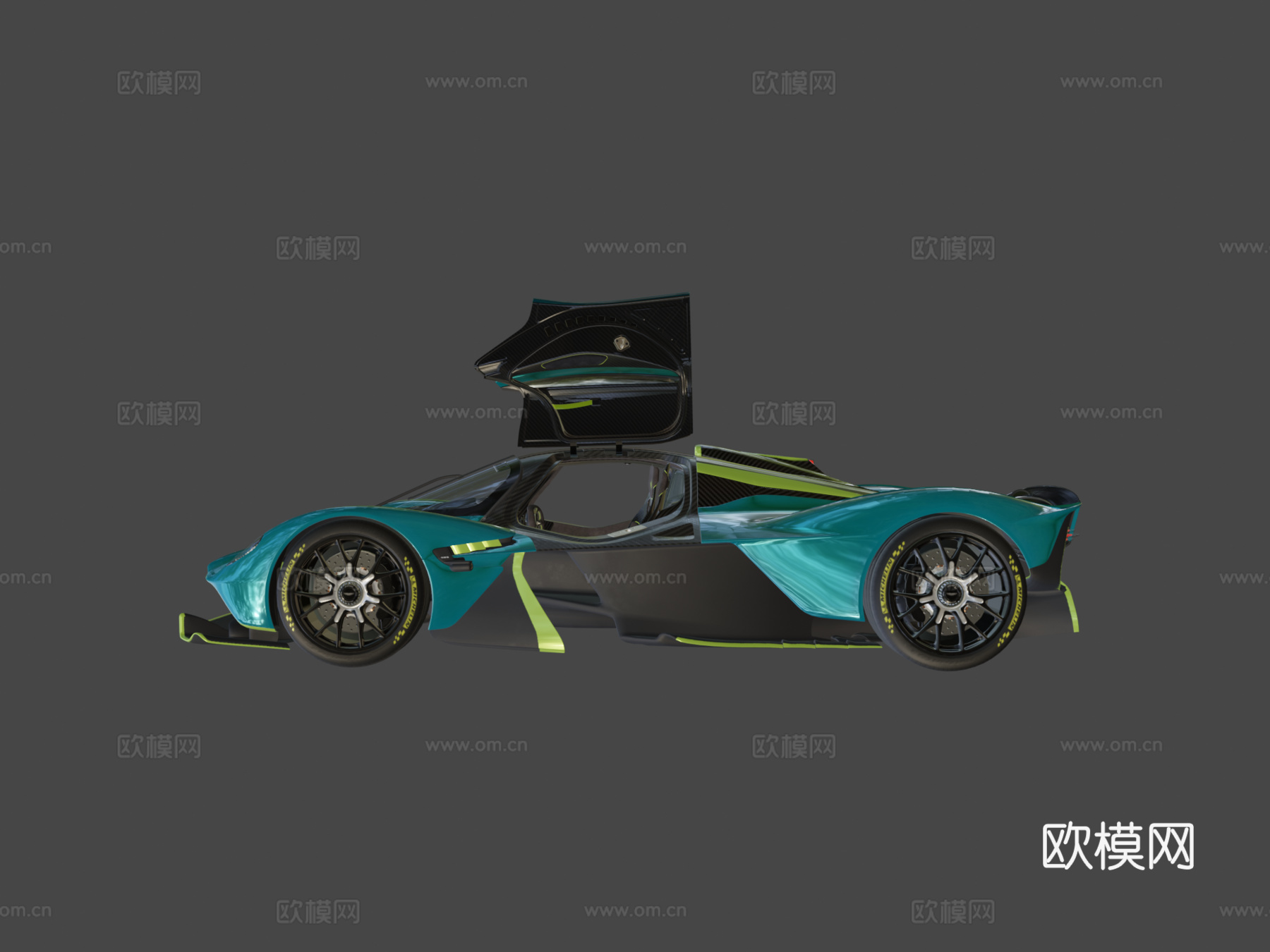 阿斯顿·马丁瓦尔基里3d模型下载（渲染图6）