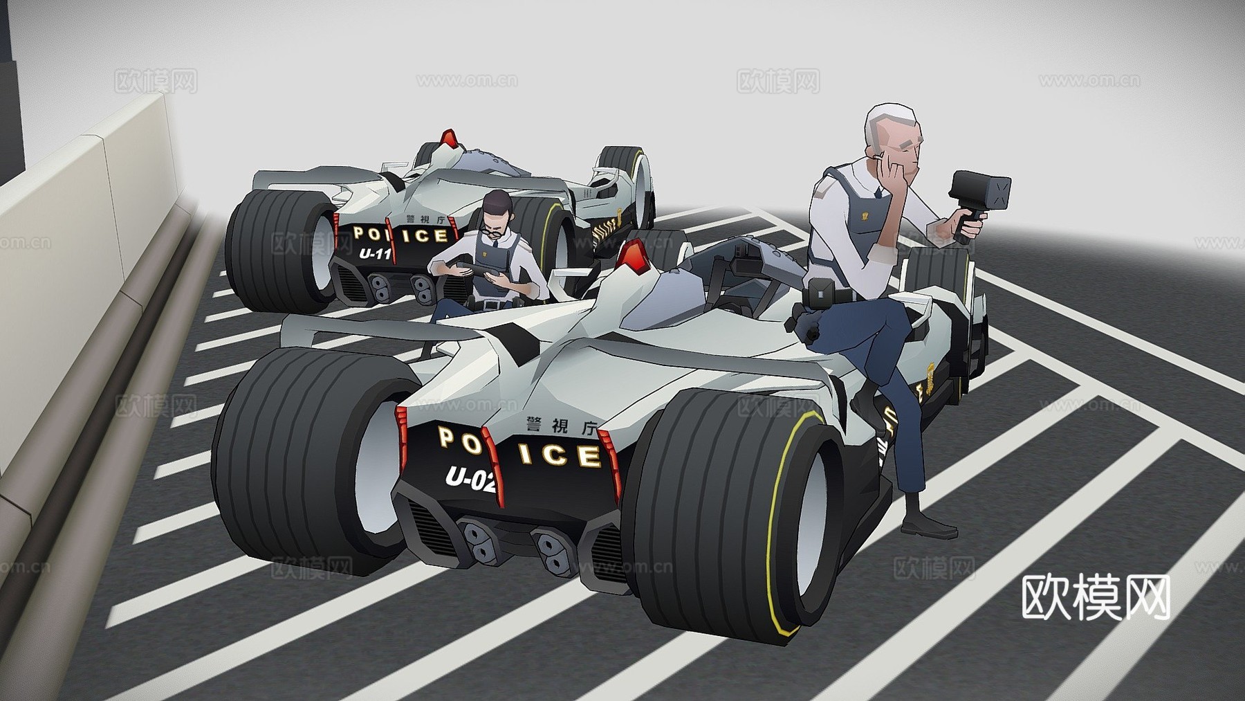 无聊的换班3d模型下载（渲染图1）