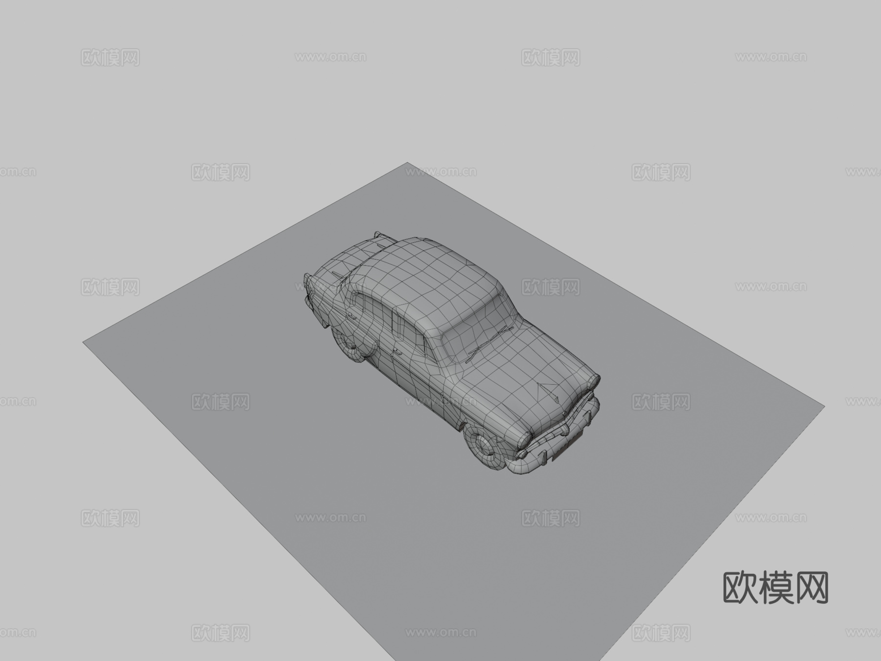 莫斯科人4023d模型下载（渲染图3）