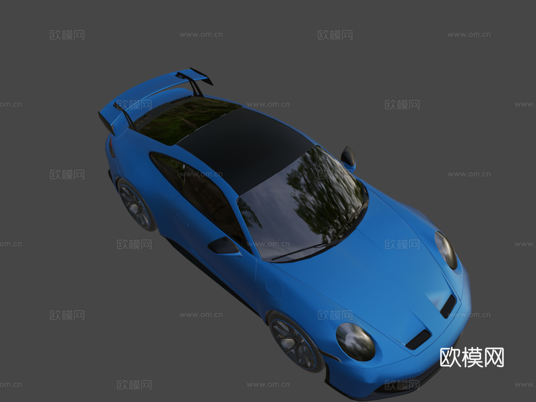 保时捷911 GT3（992款）3d模型下载（渲染图8）