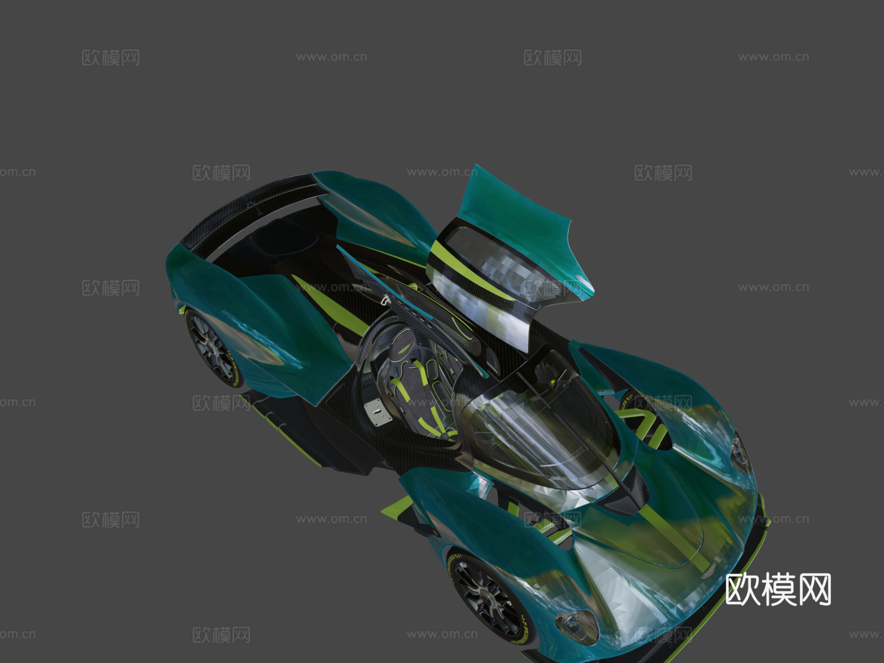 阿斯顿·马丁瓦尔基里3d模型下载（渲染图8）