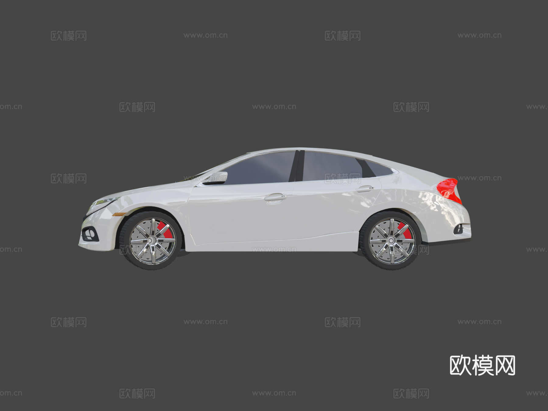 本田思域3d模型下载（渲染图6）