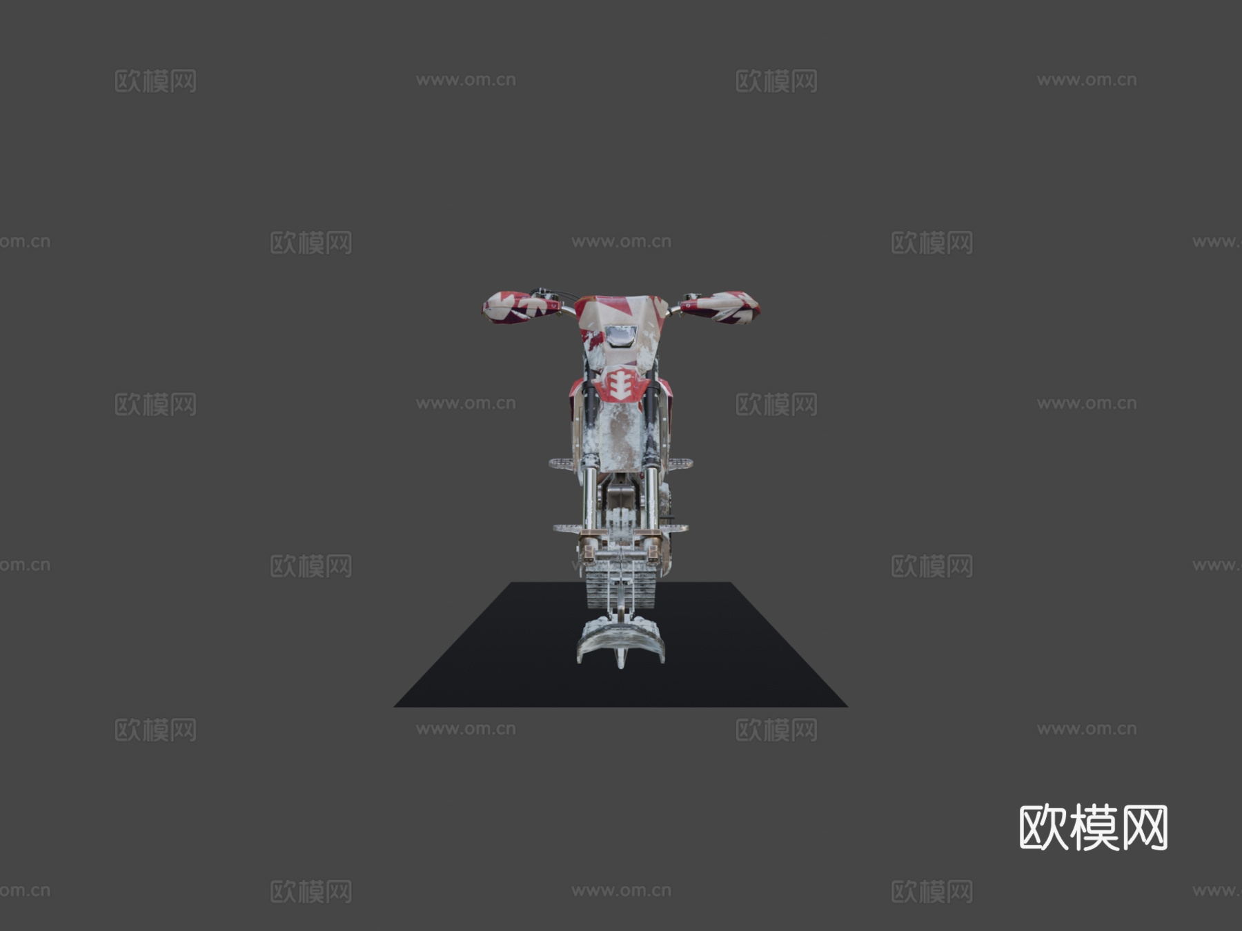 绝地求生雪地摩托（官方）3d模型下载（渲染图5）