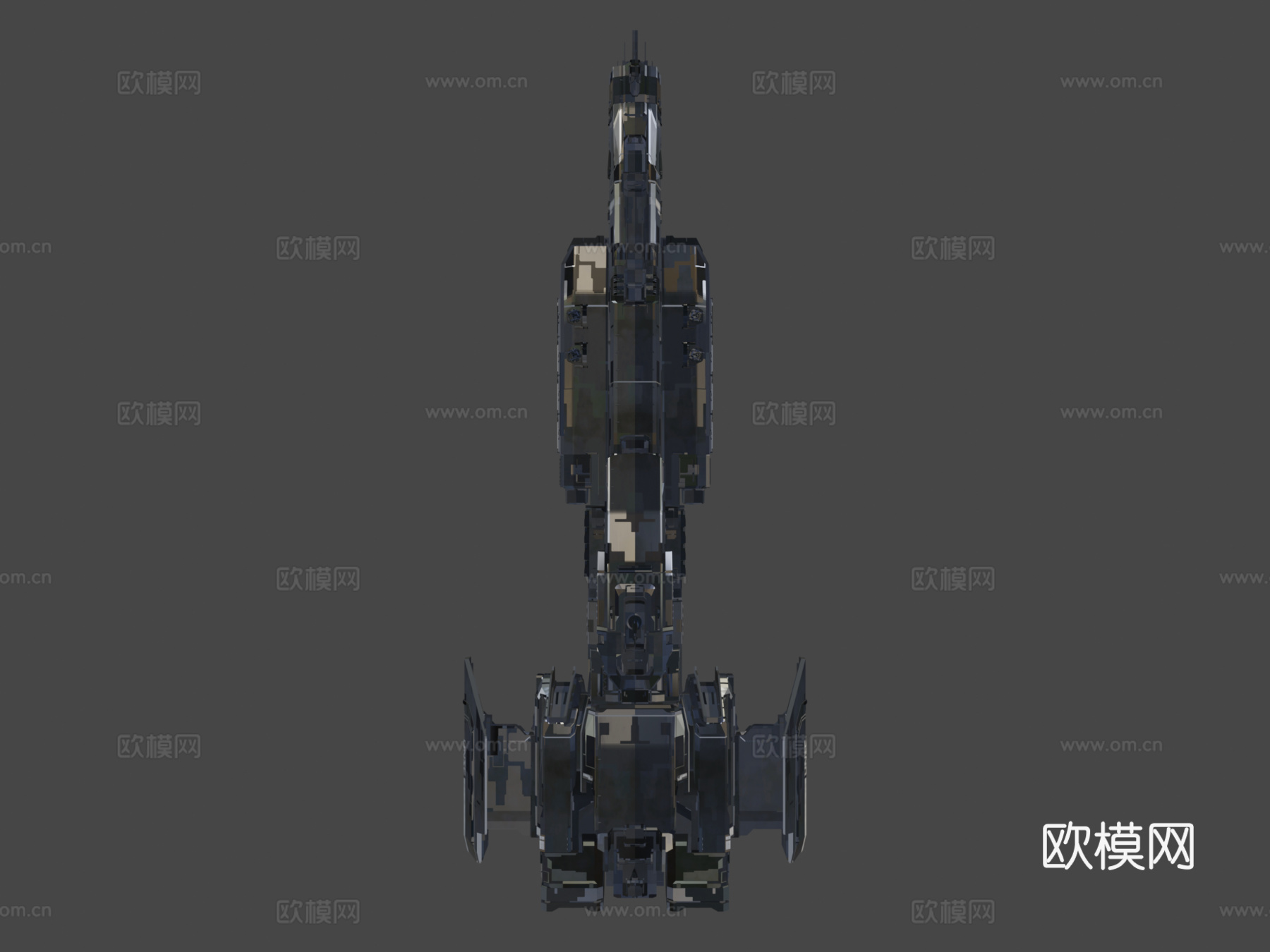 光环 - UNSC 巴拿马 - 穆尔桑级3d模型下载（渲染图7）