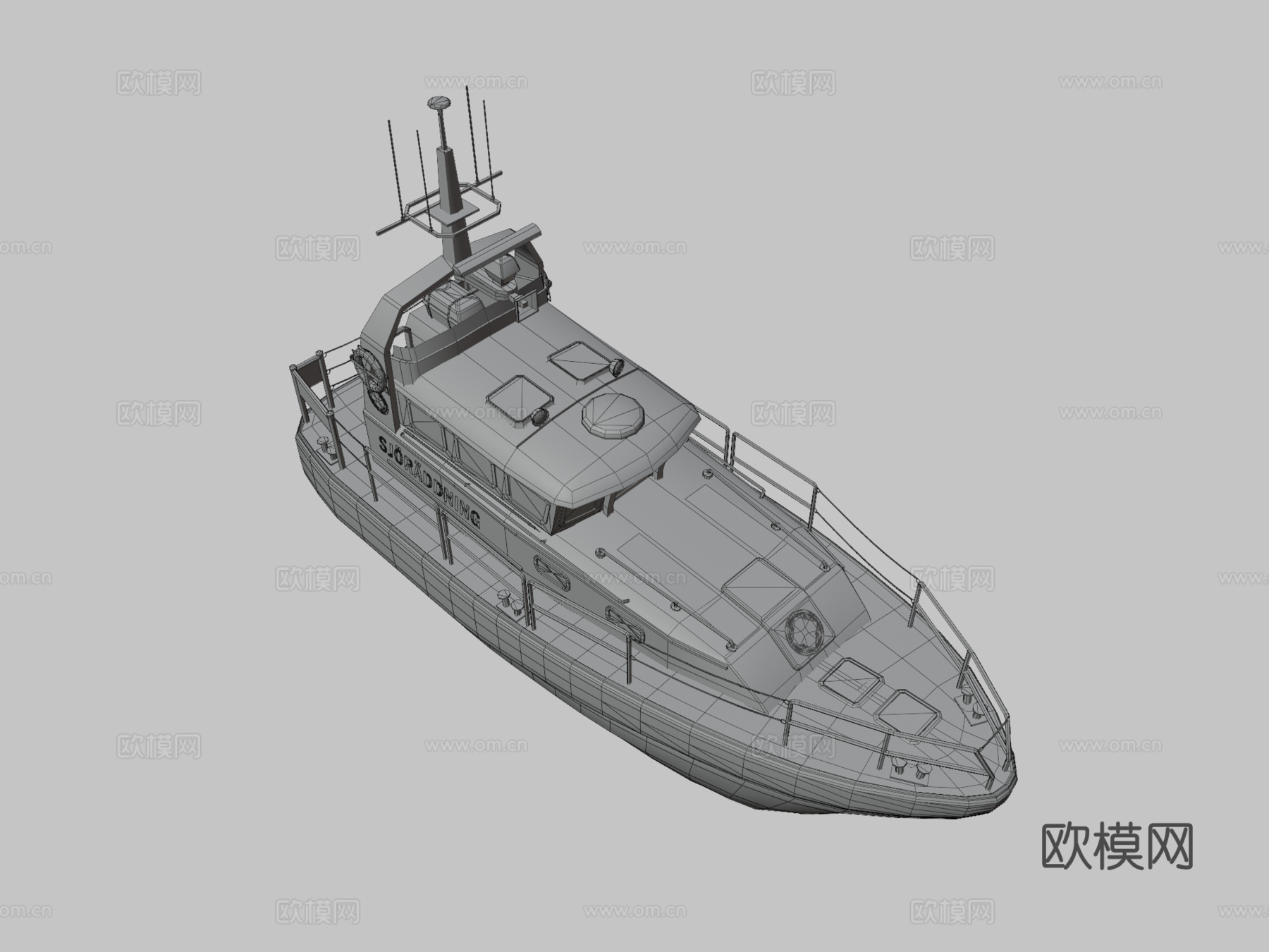 海上救援队3d模型下载（渲染图3）