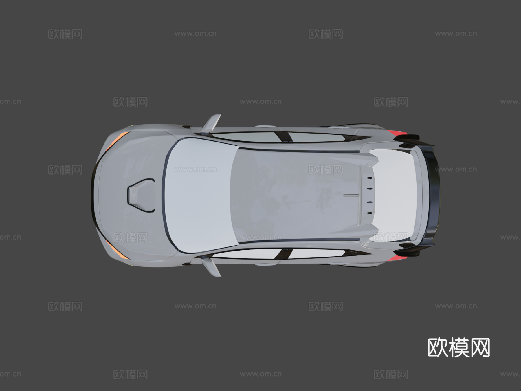 本田思域Type-R3d模型下载（渲染图7）