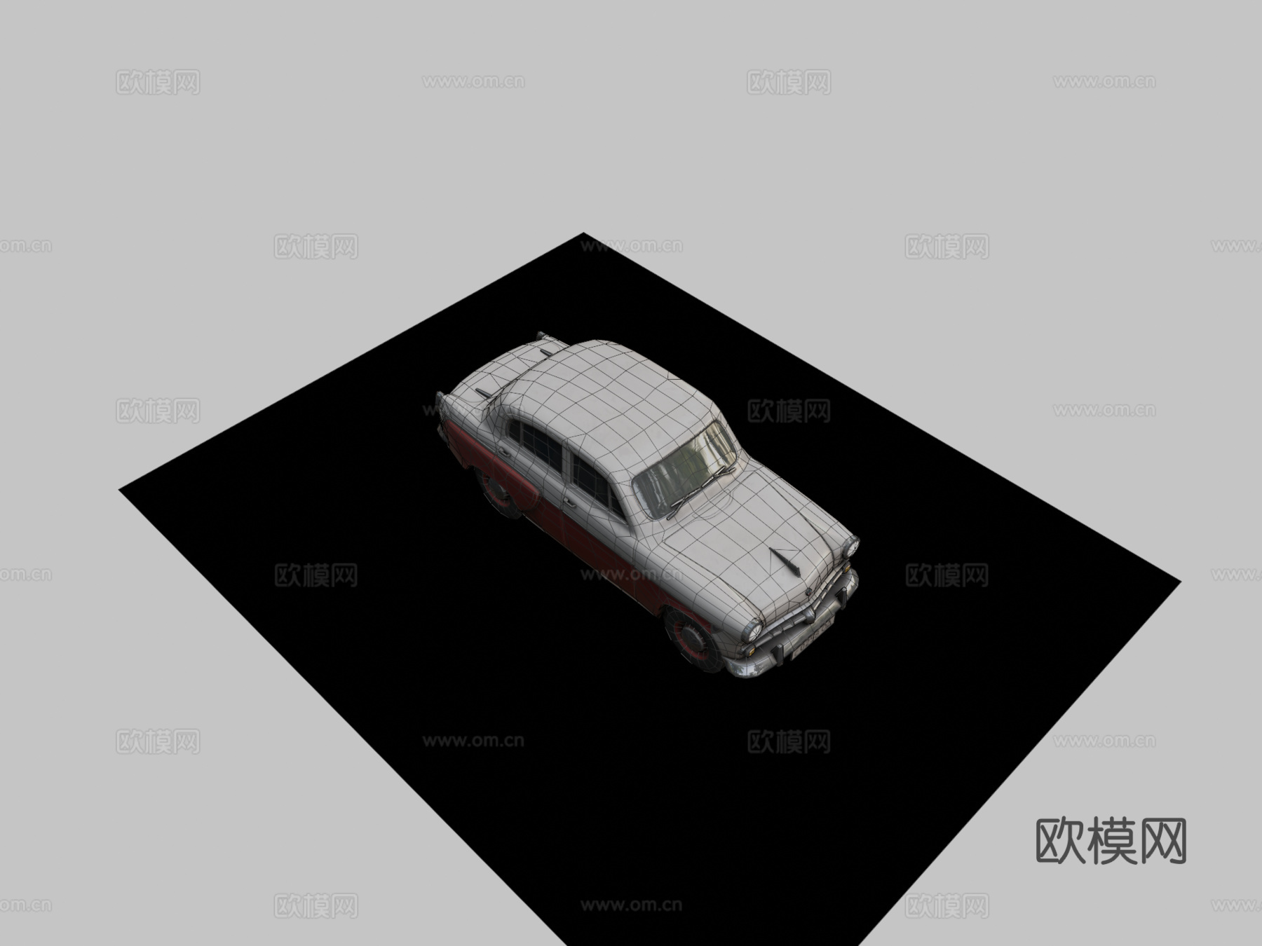 莫斯科人4023d模型下载（渲染图2）