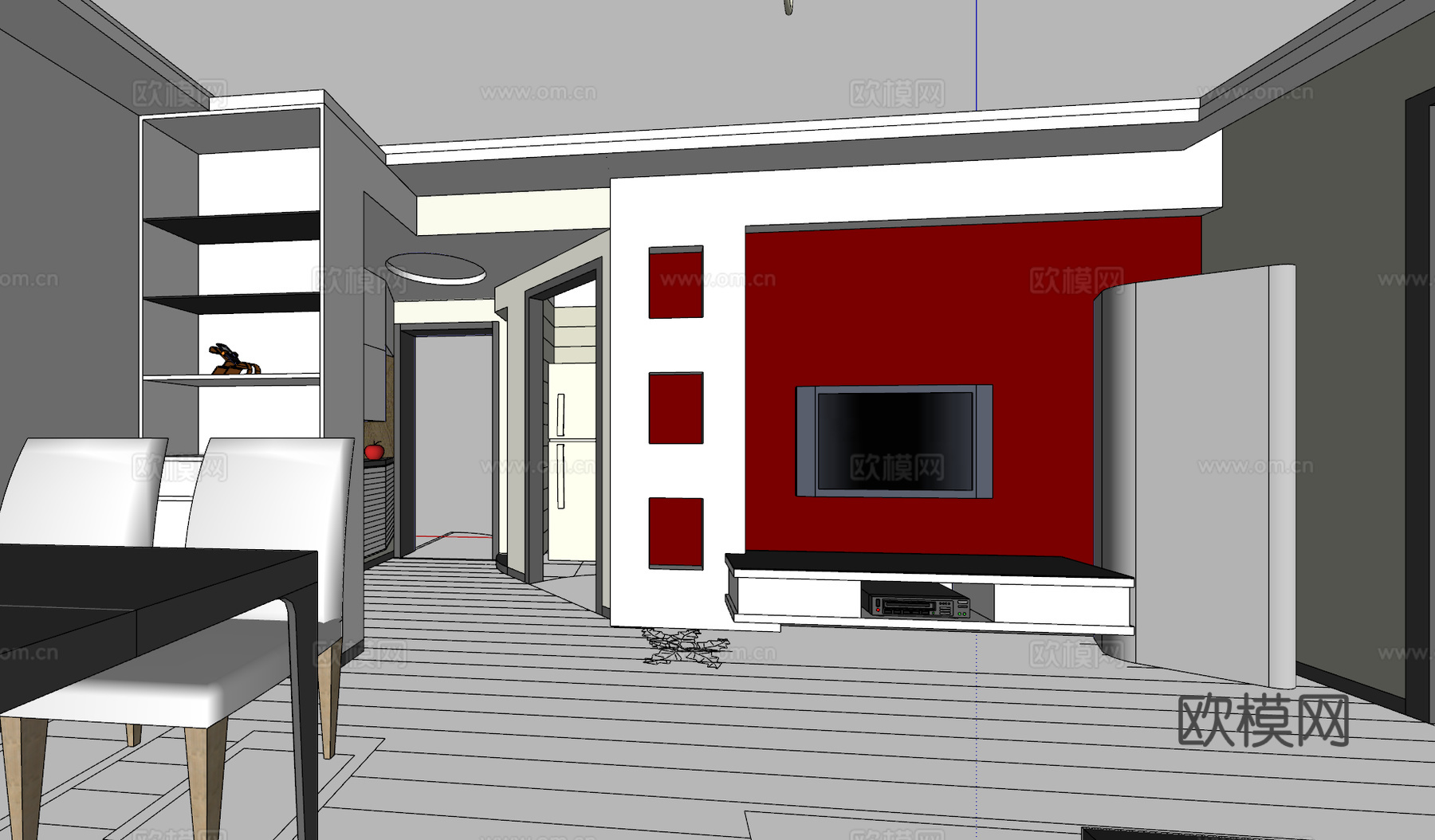 家装 家装方案 室内设计 模型su模型