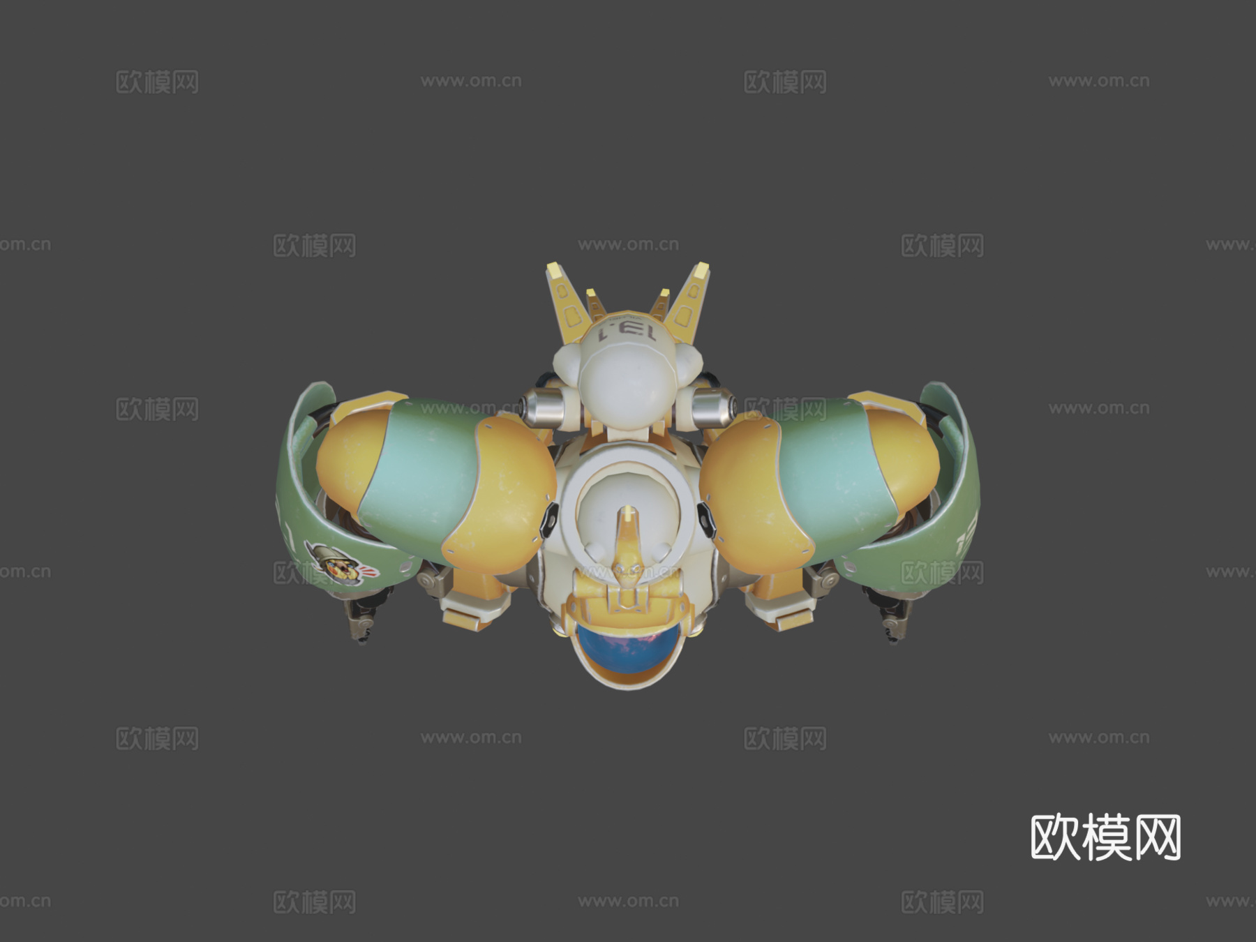 维尔赫姆13号[低分辨率纹理]3d模型下载（渲染图6）