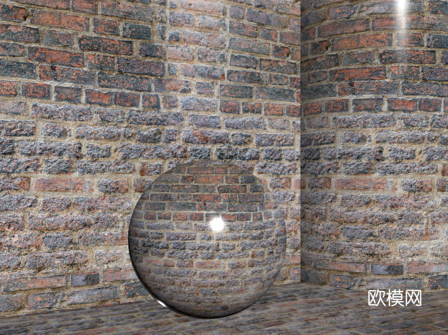 现代砖墙 红砖墙 仿古砖墙 文化砖墙 工业砖墙su模型