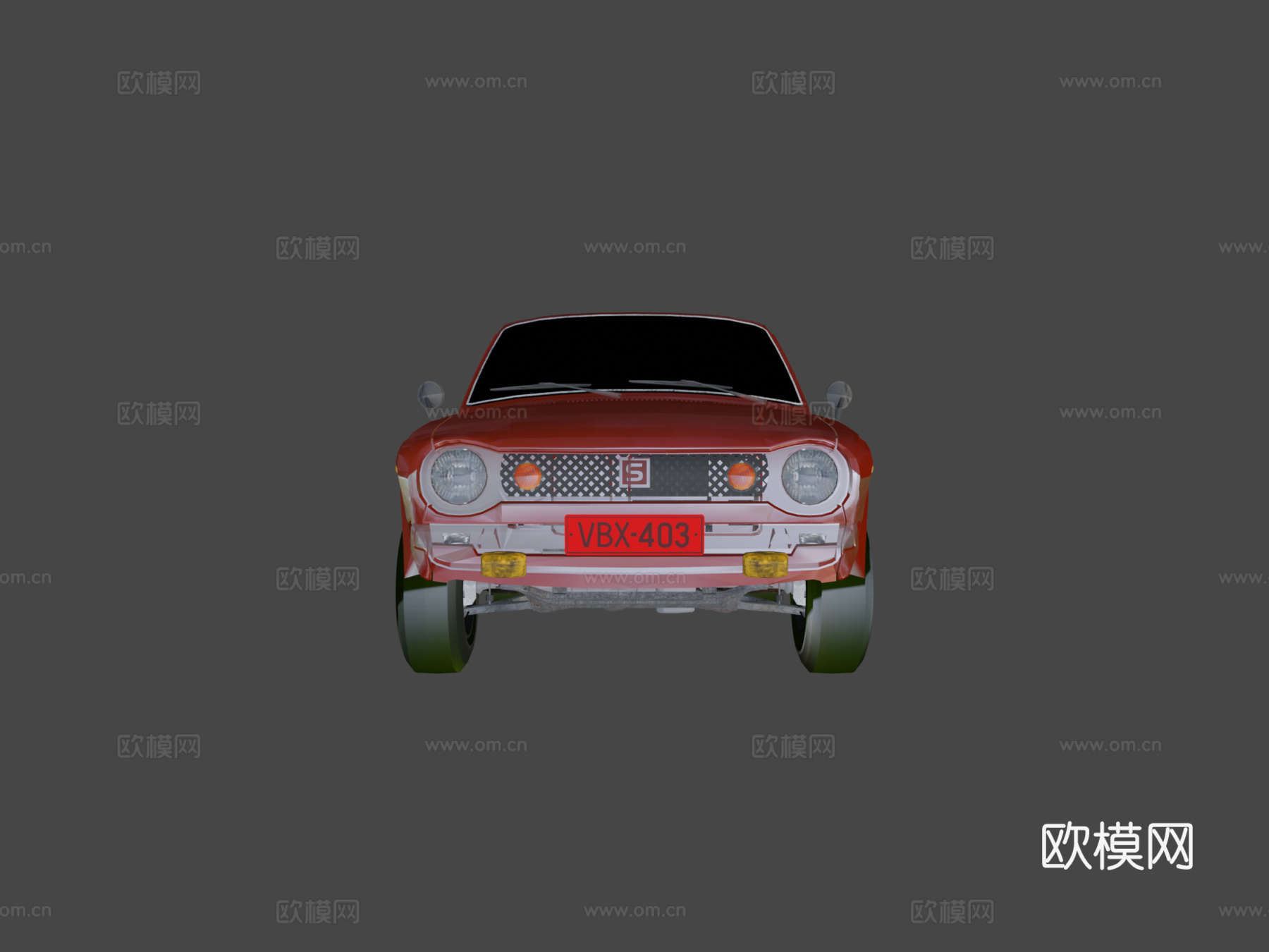 萨楚马·斯托克，达特桑100A3d模型下载（渲染图5）