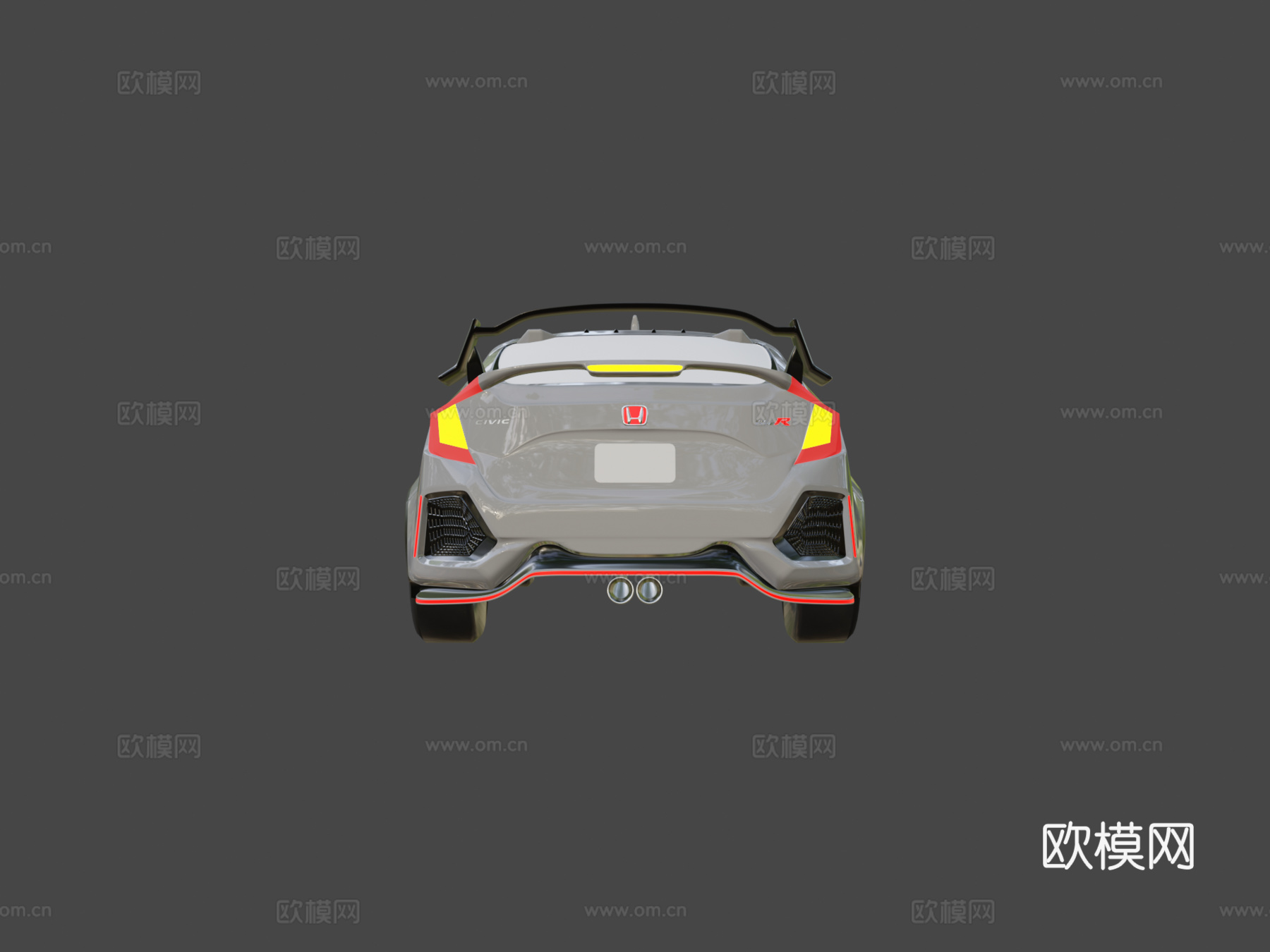 本田思域Type-R3d模型下载（渲染图5）