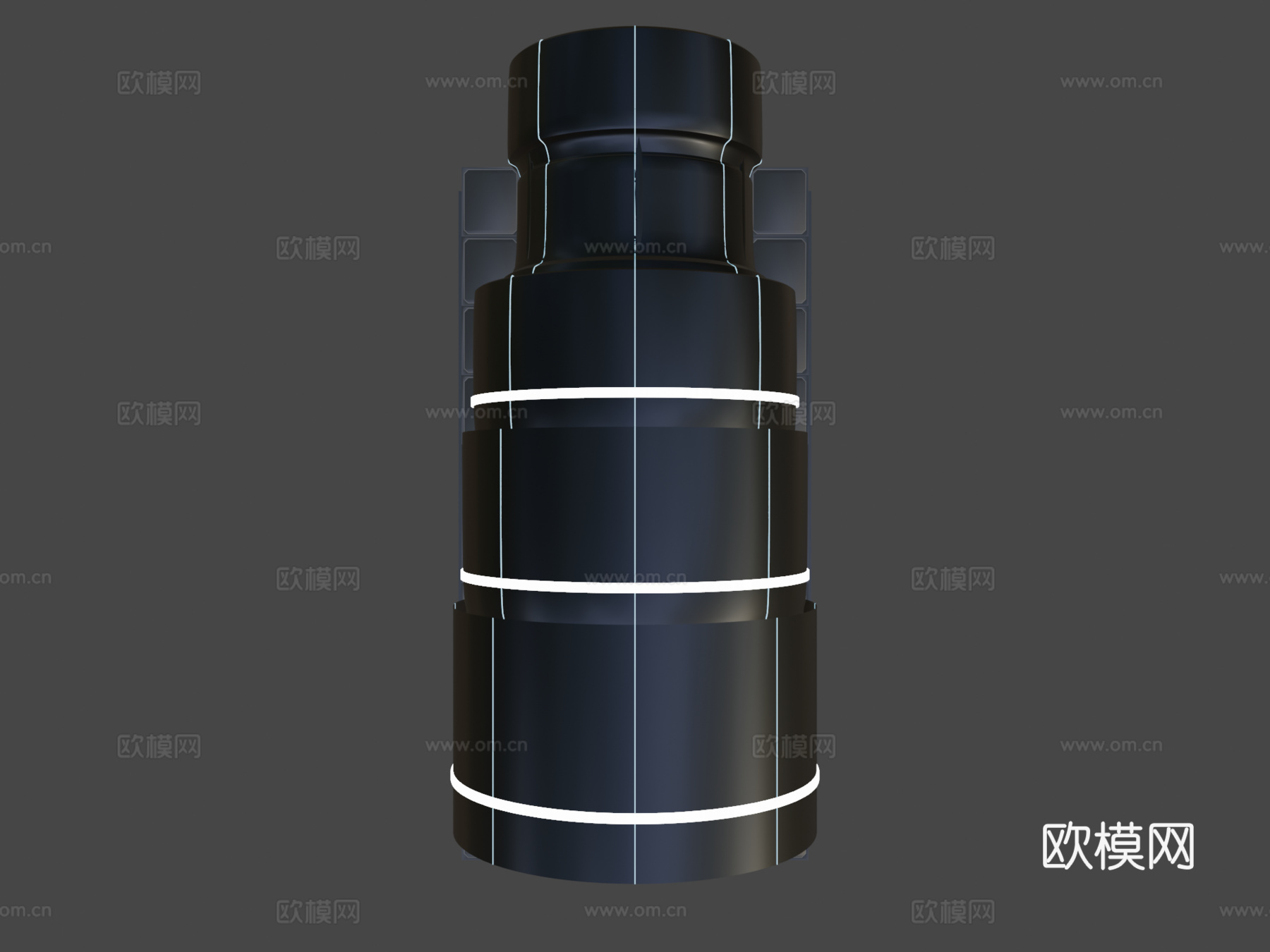 未来主义飞船3d模型下载（渲染图8）
