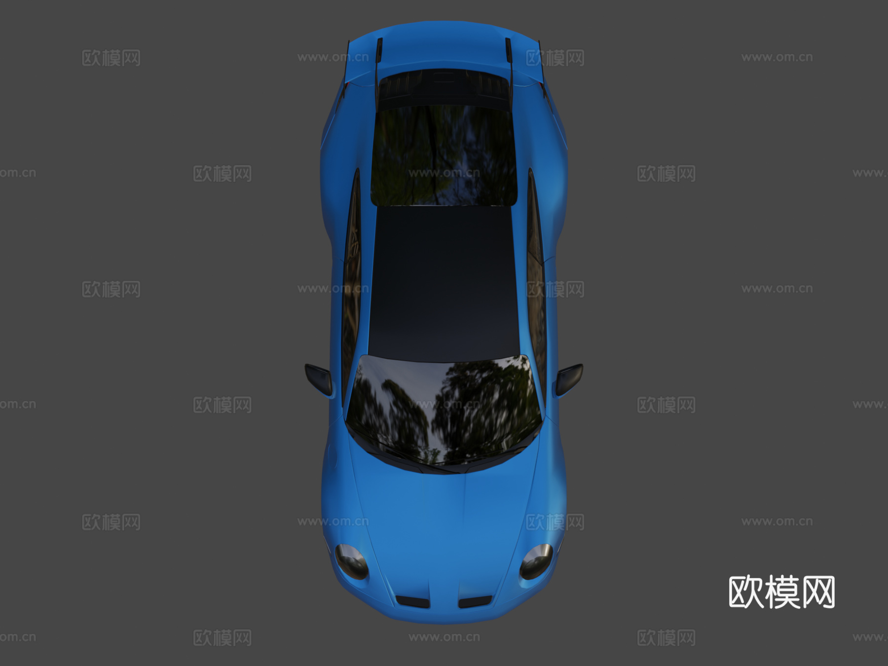 保时捷911 GT3（992款）3d模型下载（渲染图7）