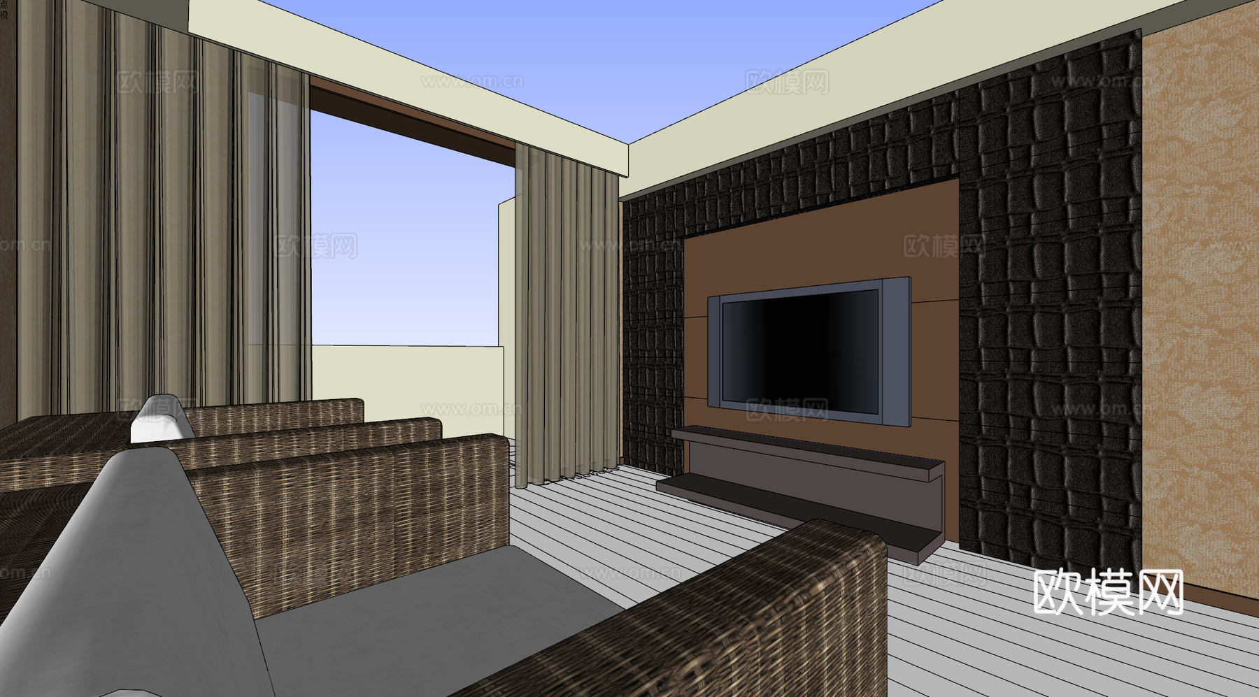 家装 家装方案 室内设计 模型su模型