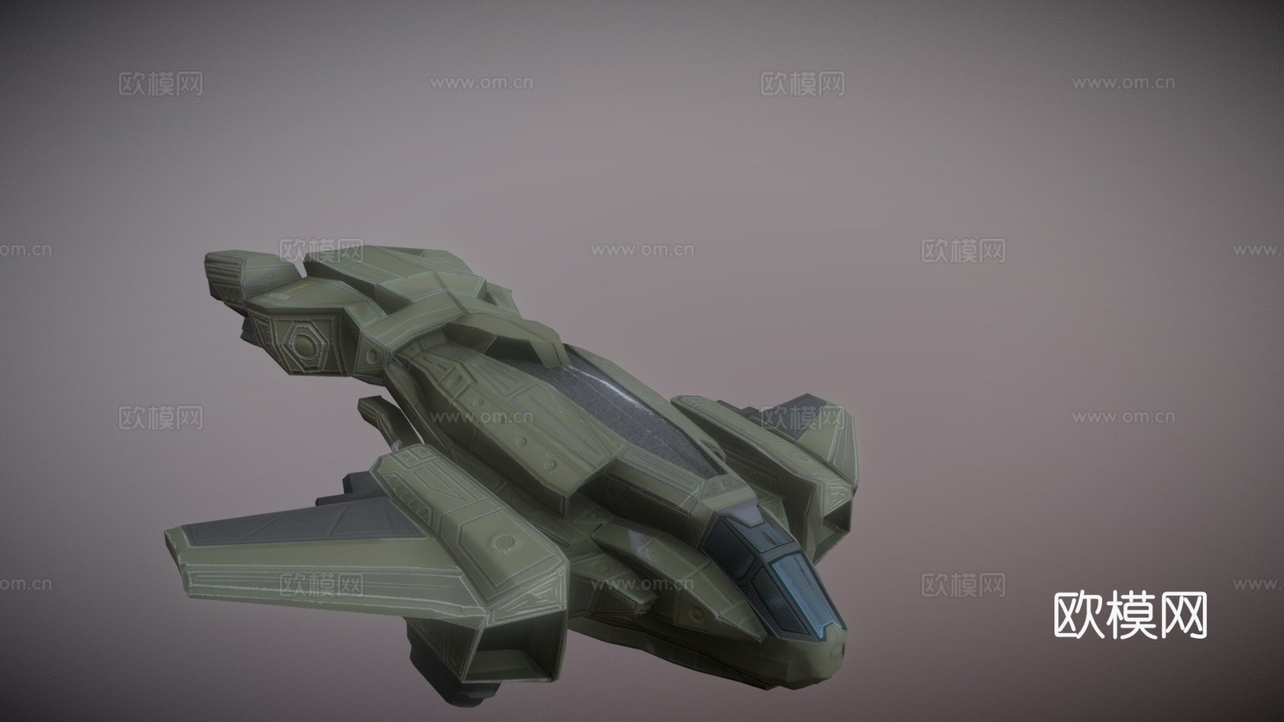 光环：致远星灵感鹈鹕号3d模型下载（渲染图1）