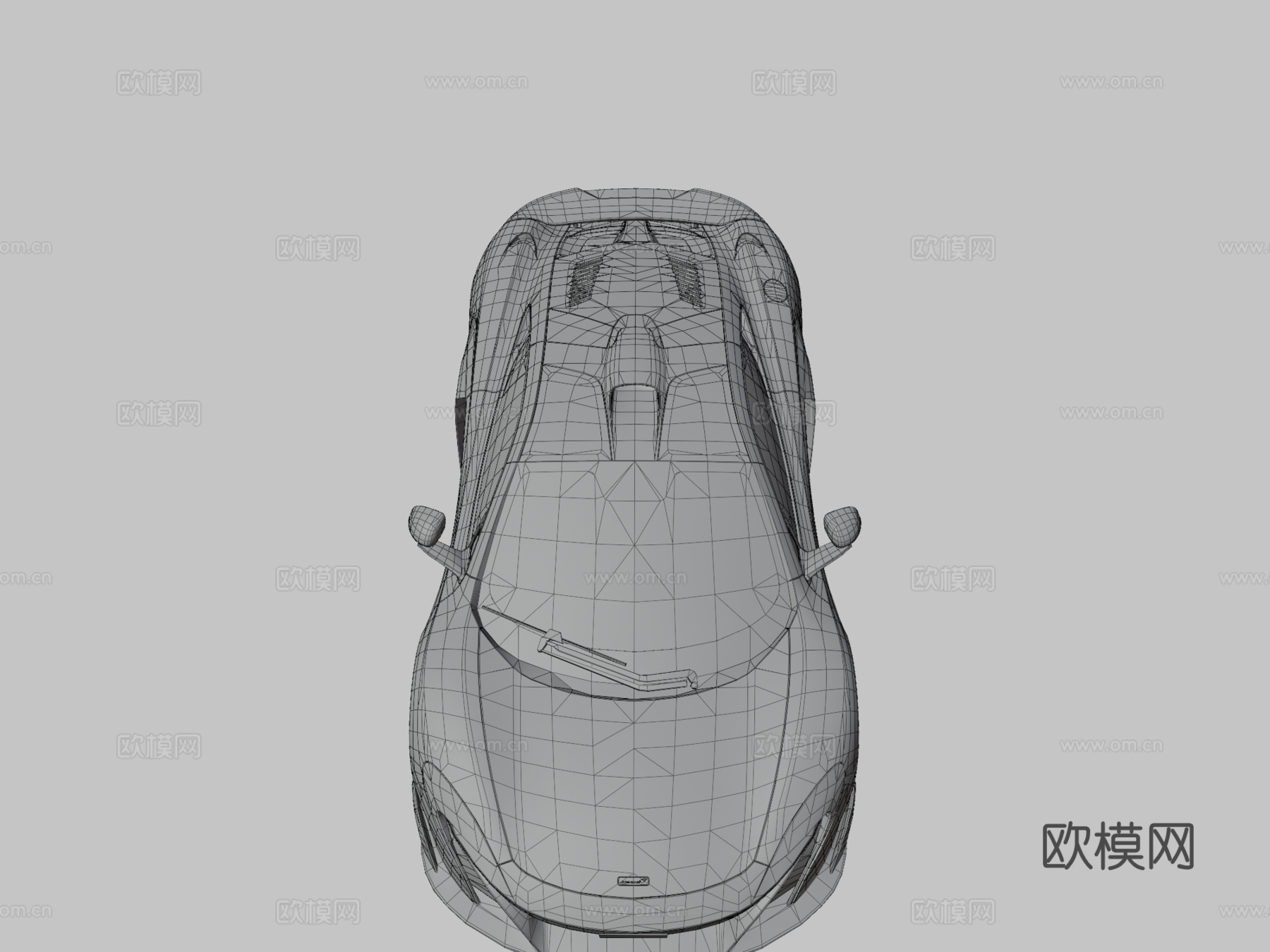 迈凯伦3d模型下载（渲染图3）