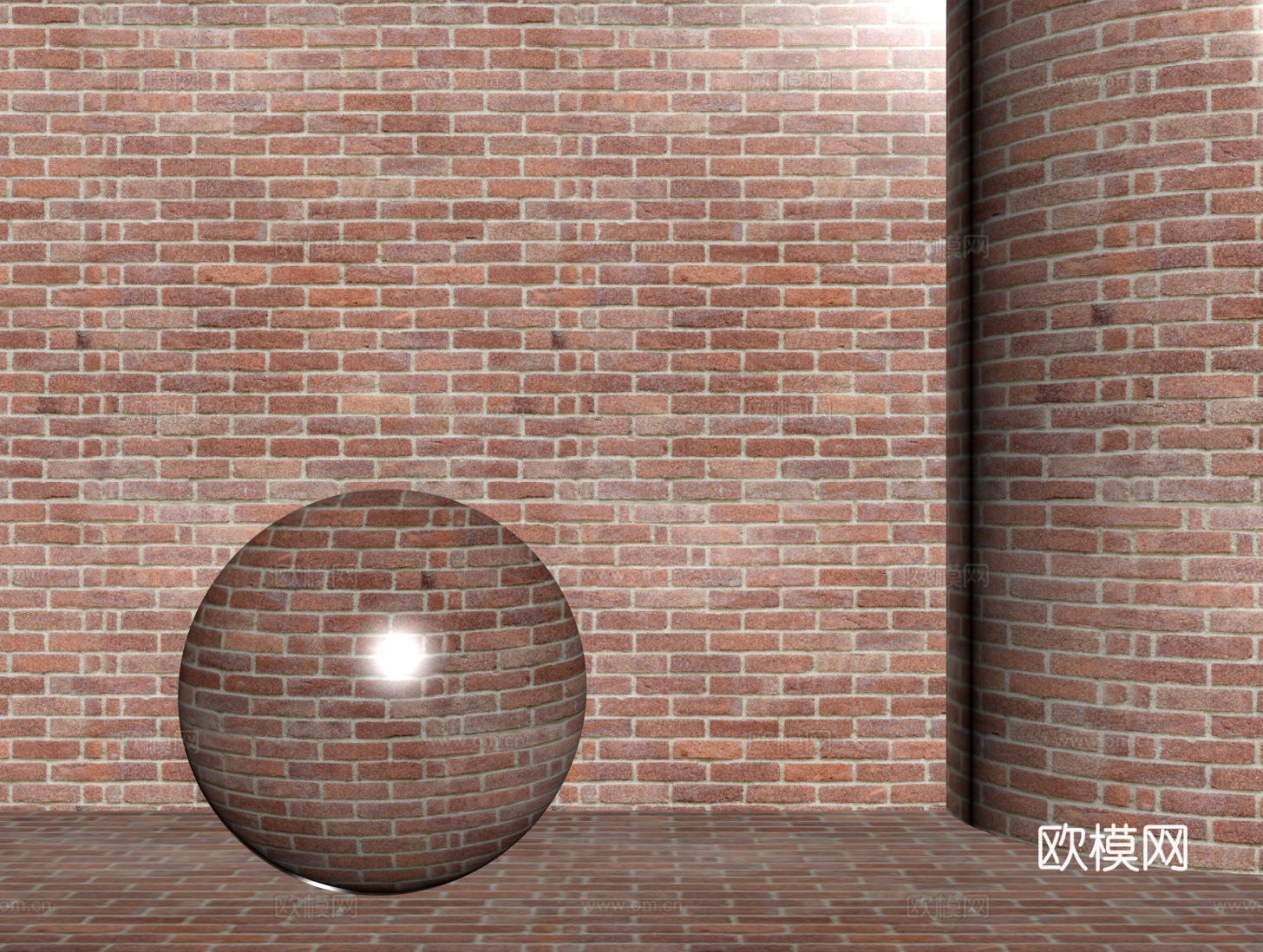 现代砖墙 红砖墙 仿古砖墙 文化砖墙 工业砖墙su模型