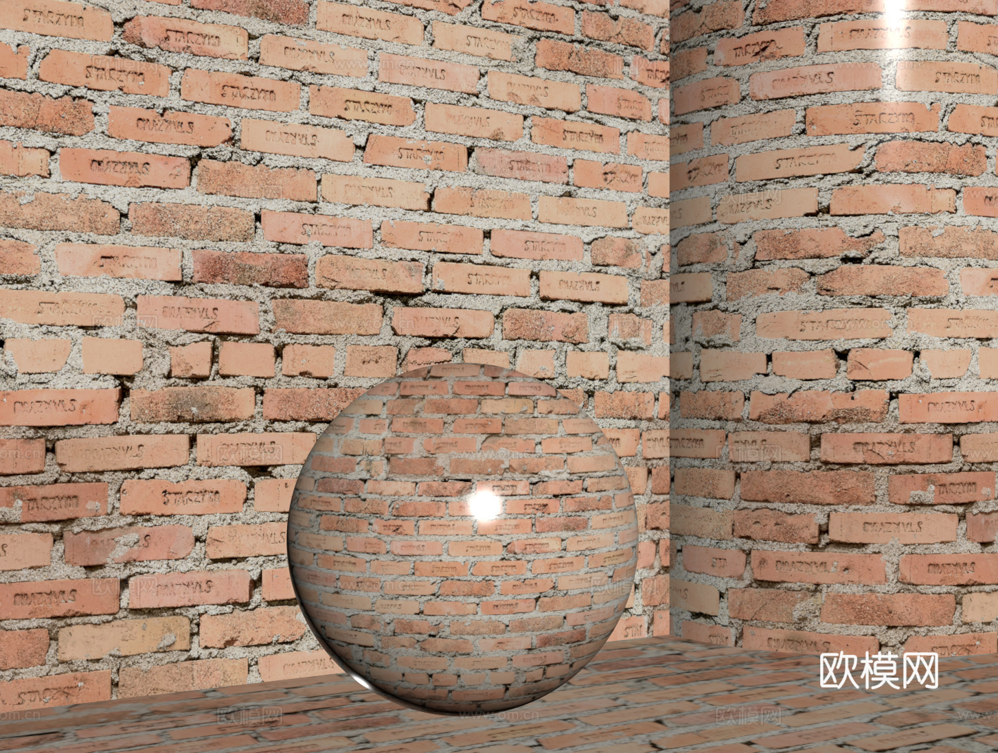 现代砖墙 红砖墙 仿古砖墙 文化砖墙 工业砖墙su模型