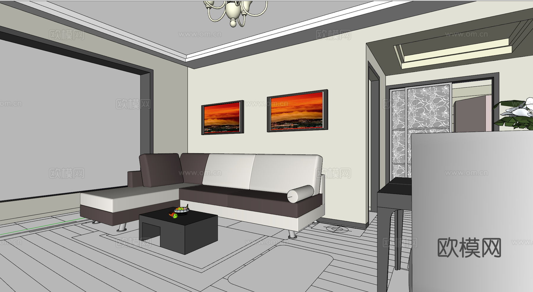 家装 家装方案 室内设计 模型su模型