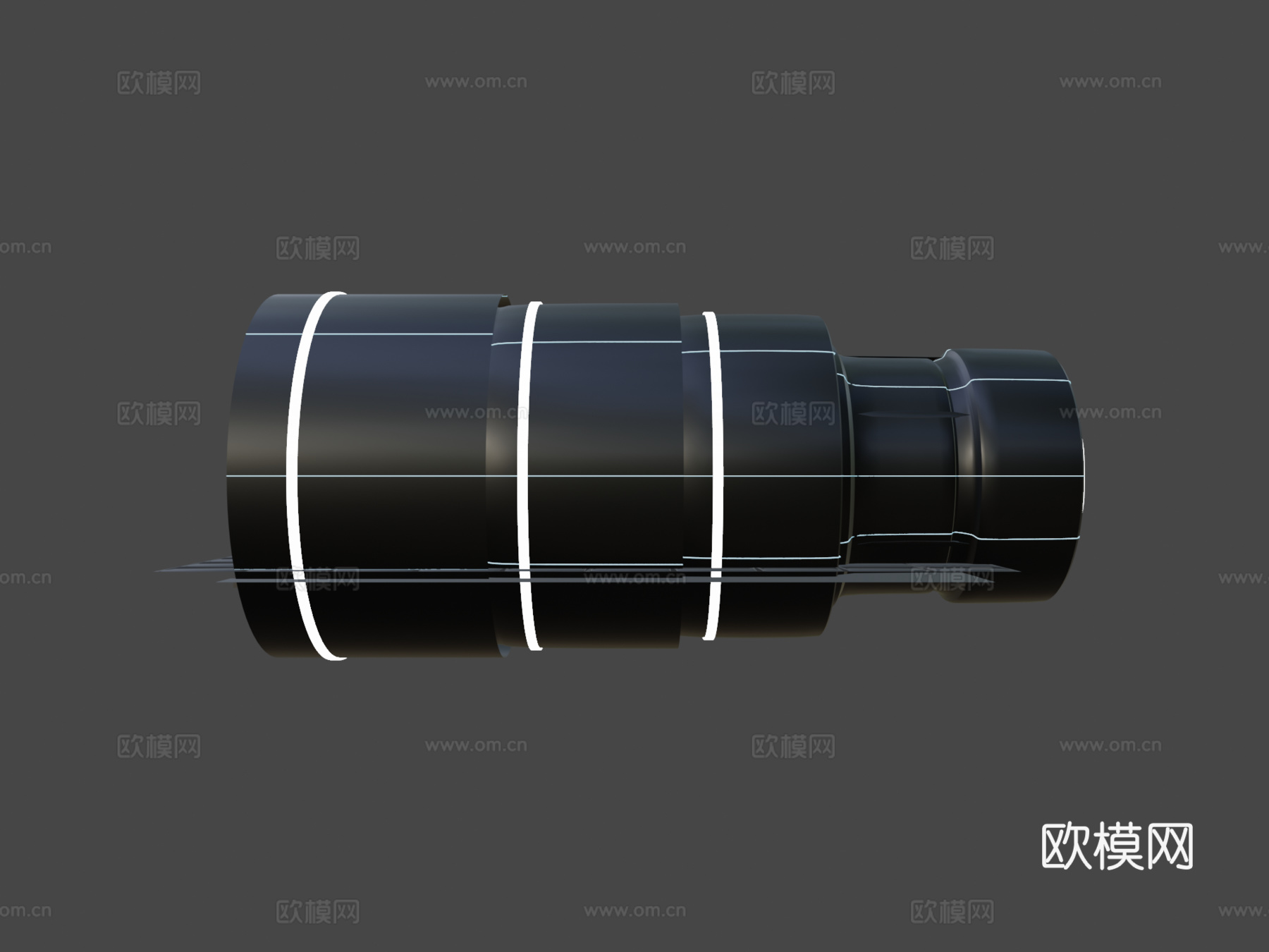 未来主义飞船3d模型下载（渲染图5）
