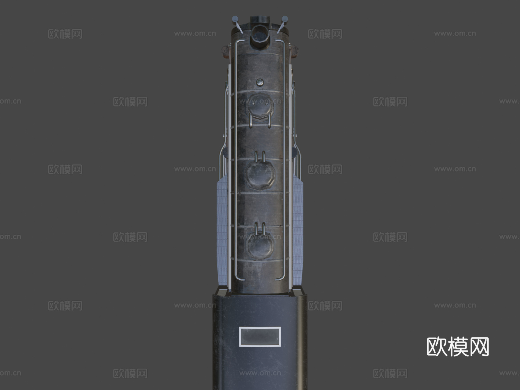 蒸汽火车[基于BR 86型]3d模型下载（渲染图7）
