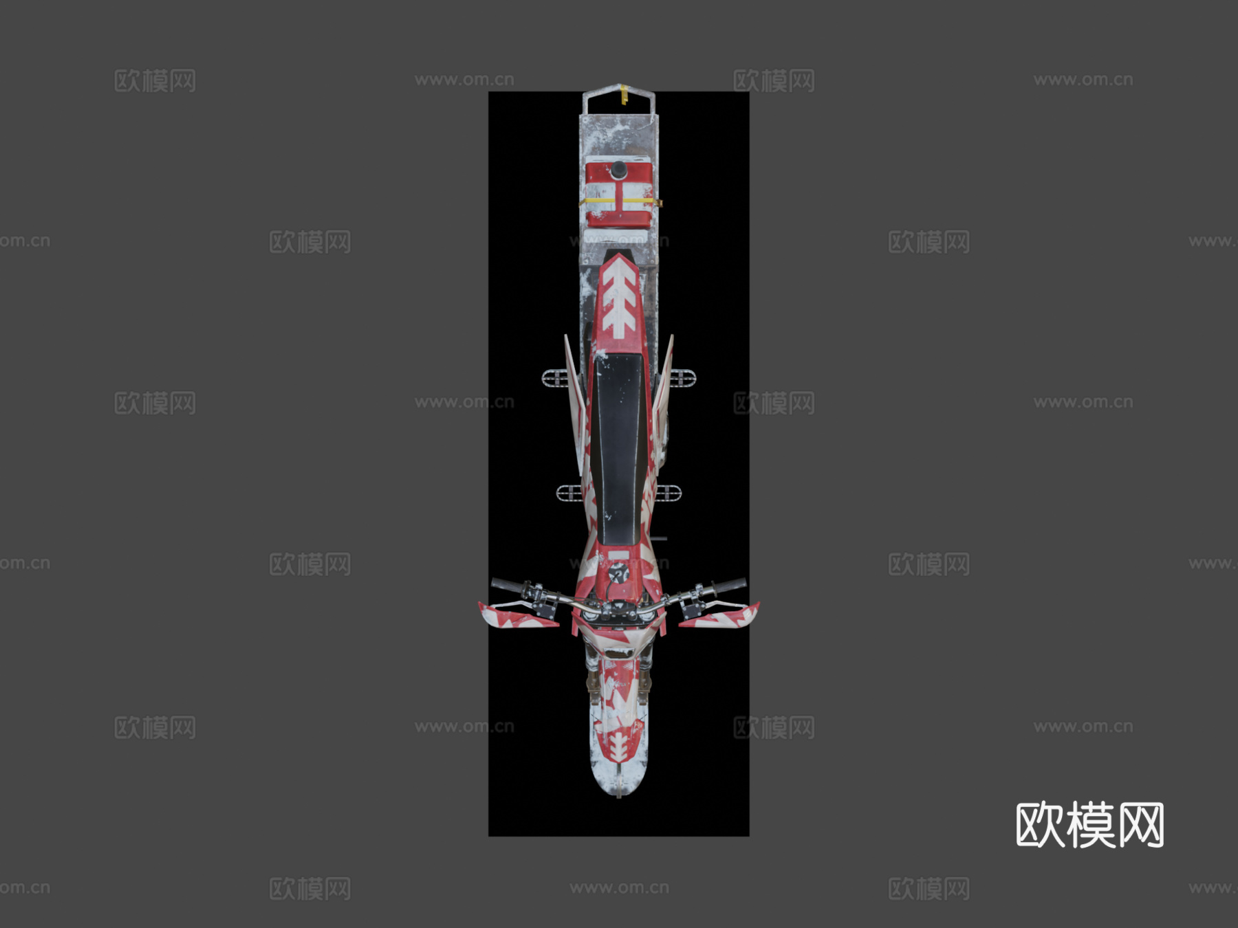 绝地求生雪地摩托（官方）3d模型下载（渲染图6）