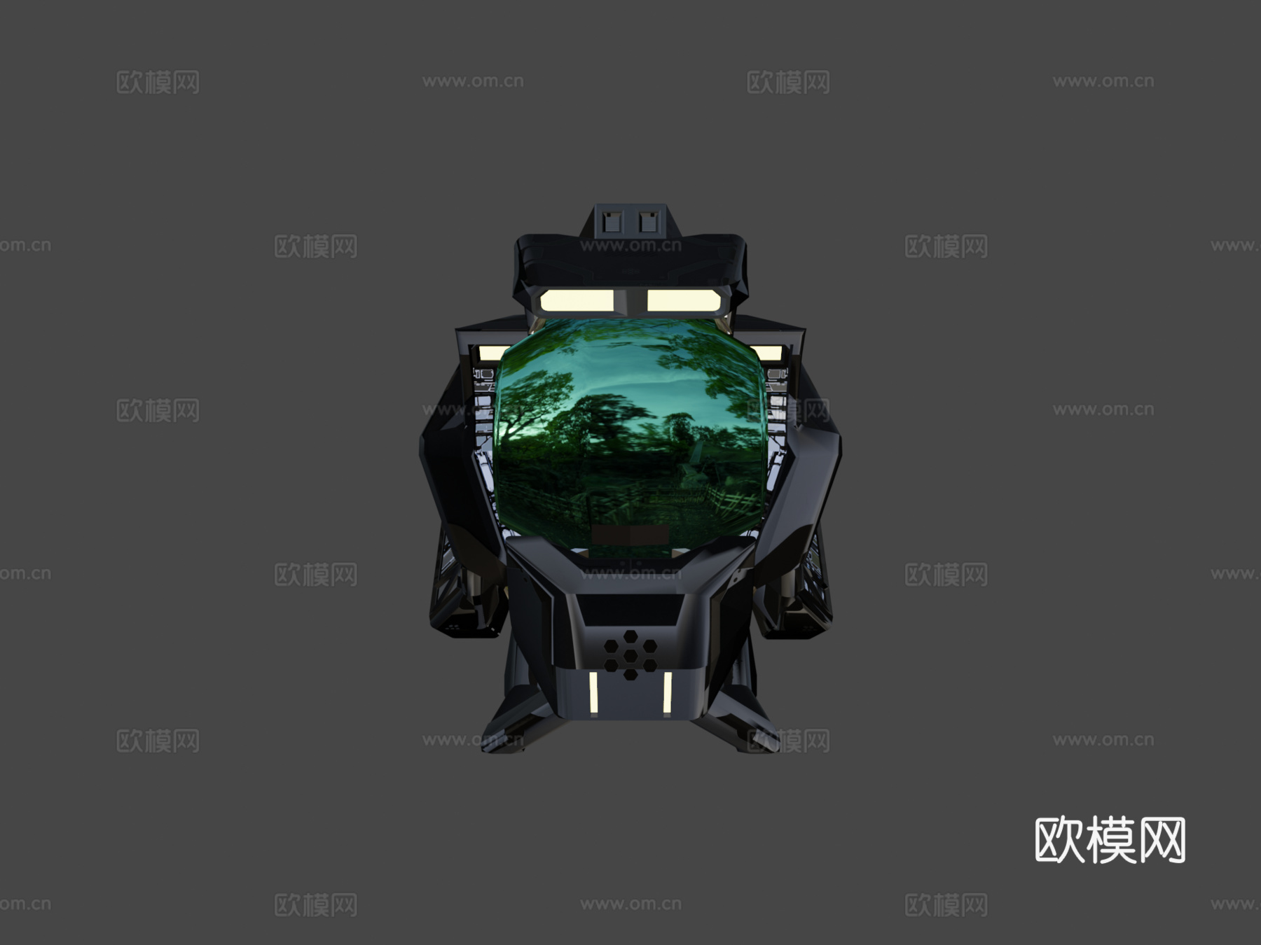 超级摩托气垫船3d模型下载（渲染图5）