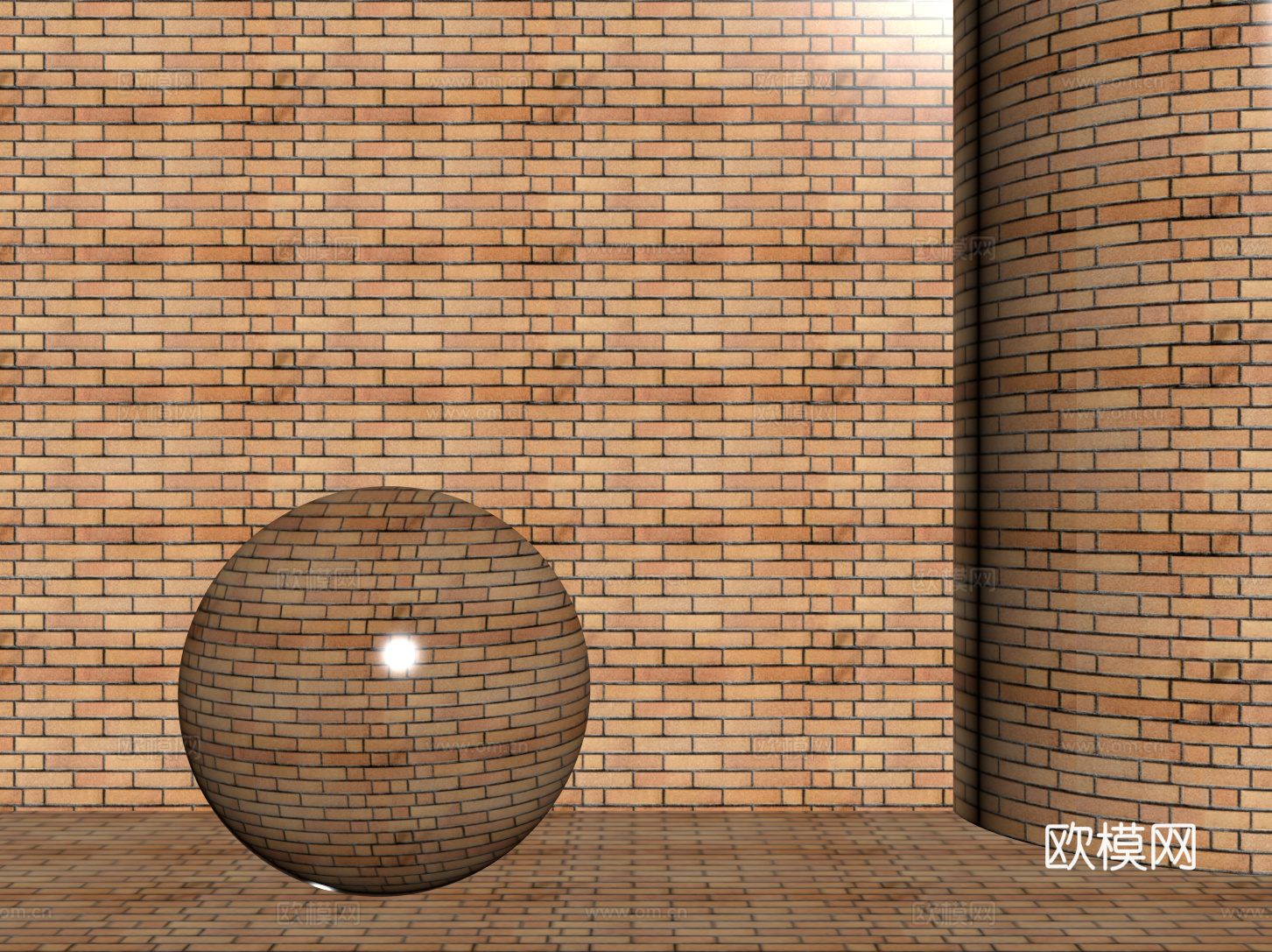 现代砖墙 红砖墙 仿古砖墙 文化砖墙 工业砖墙su模型