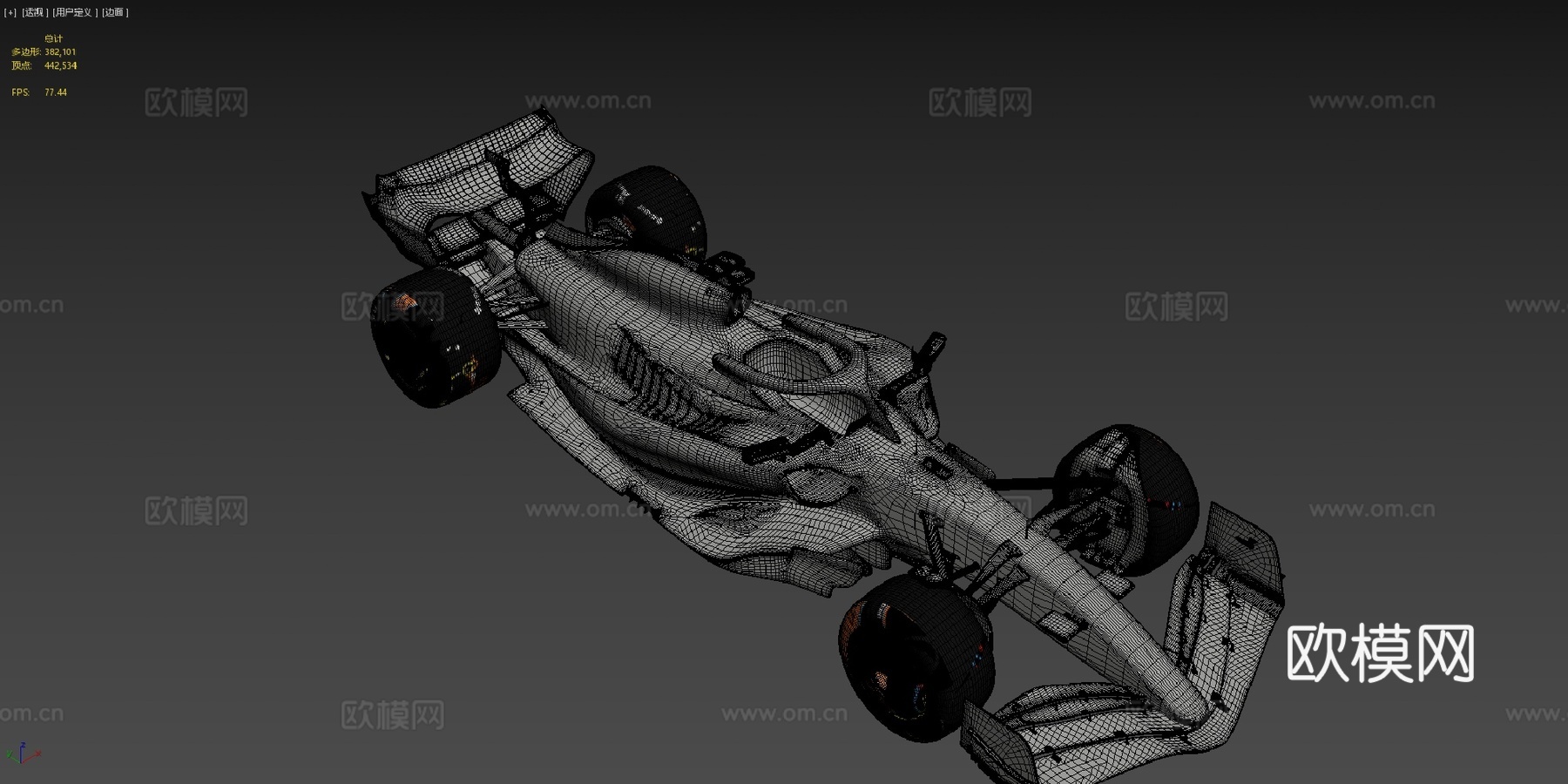 迈凯伦 MCL60 F1 20233d模型下载（渲染图4）