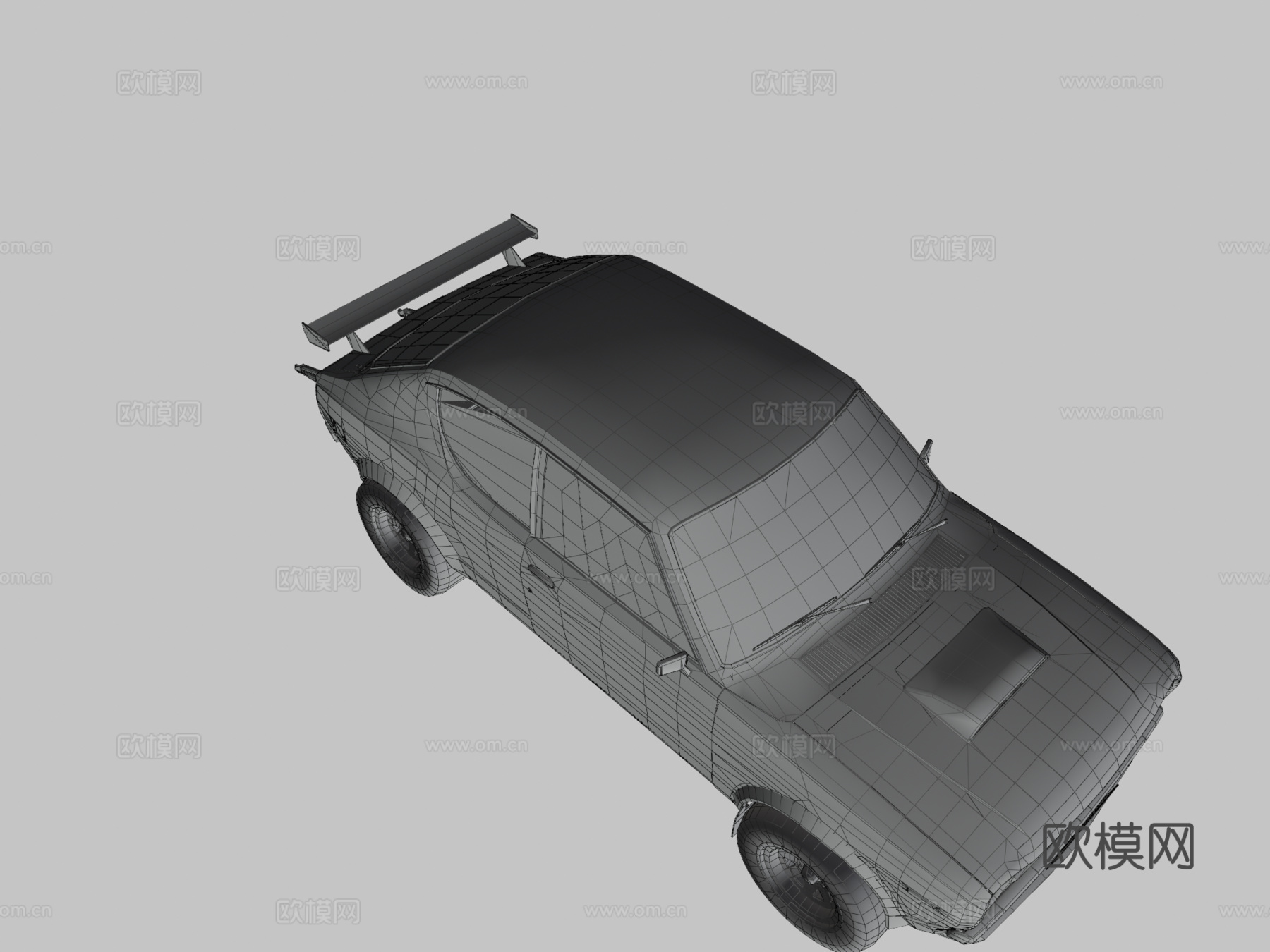 萨楚马GT，达特桑100A3d模型下载（渲染图3）